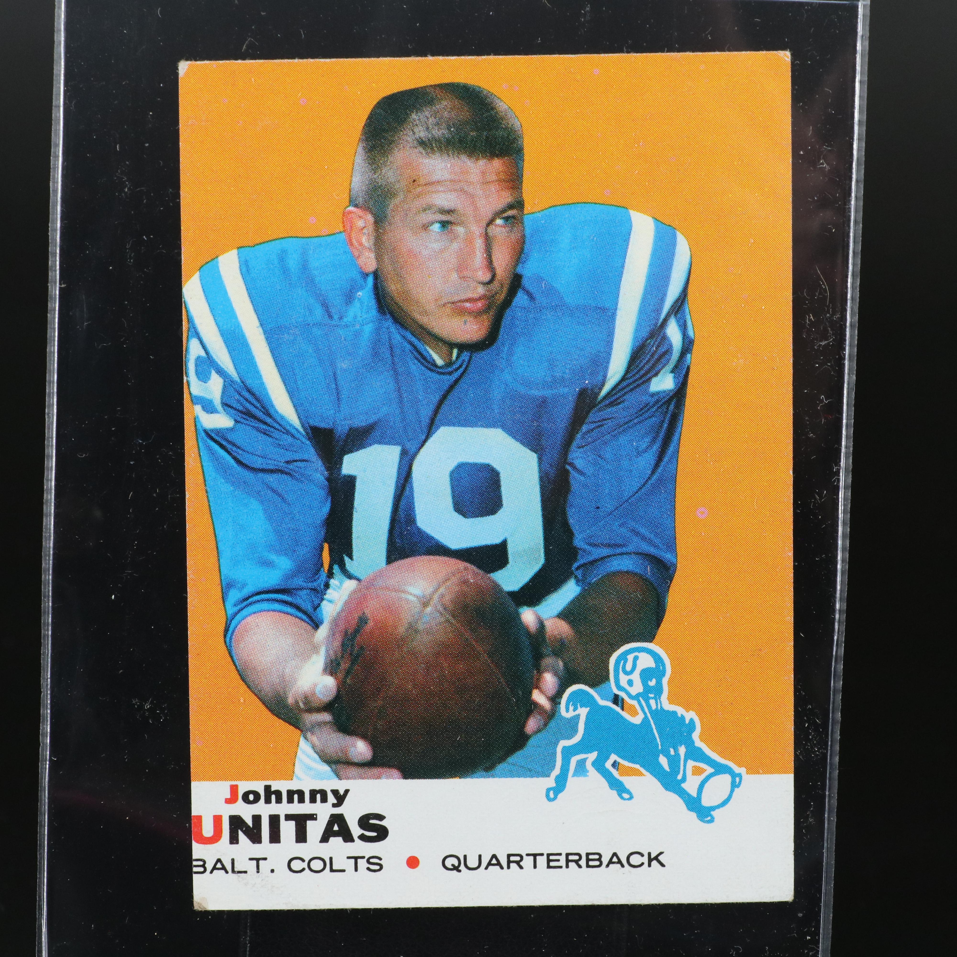 Topps Football Cards Featuring Johnny Unitas and More, 1960s-1980s