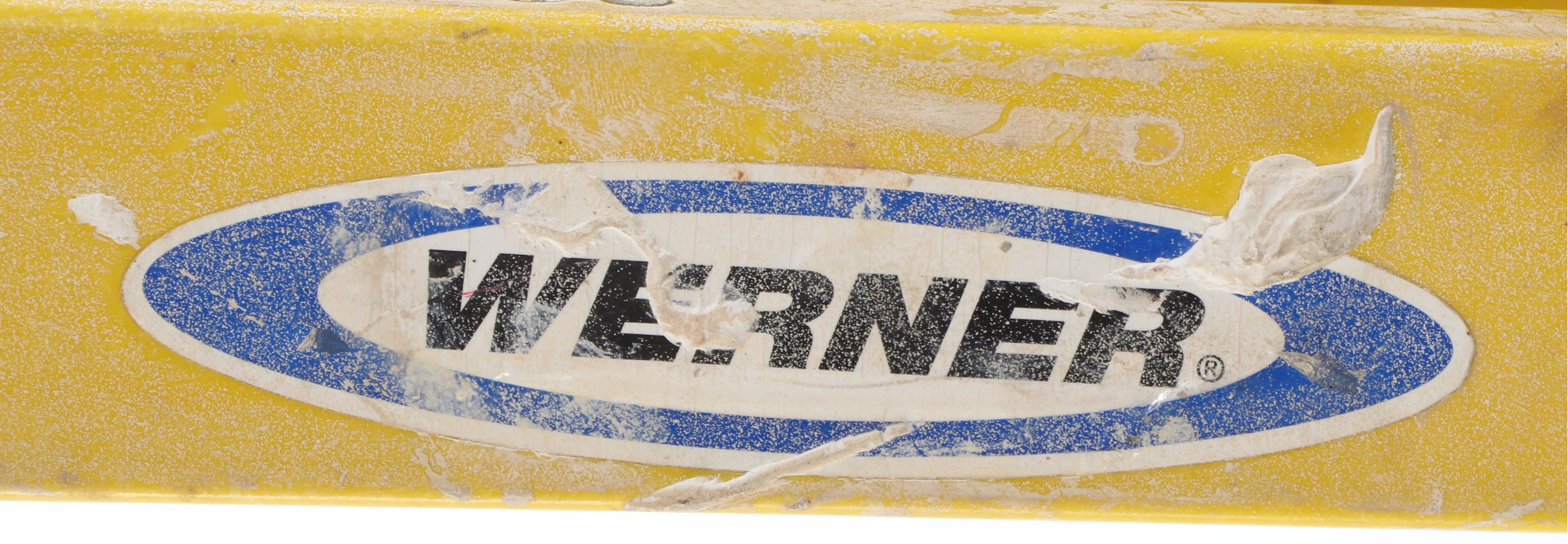 Werner 8' Step Ladder with Harper Hand Truck