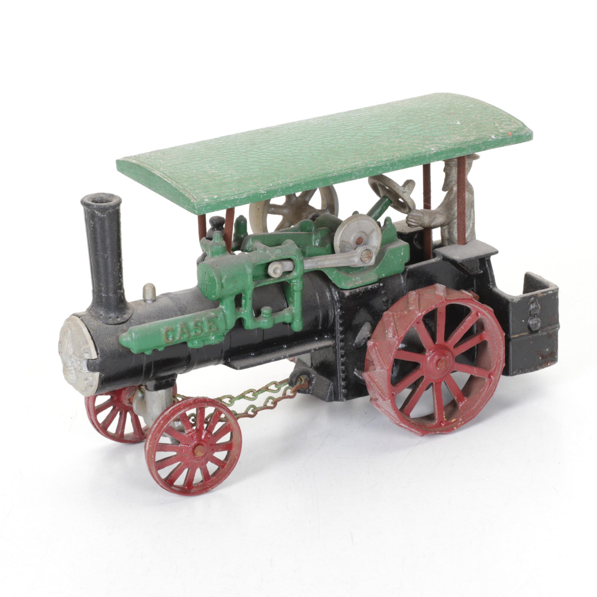 Brutalist Nail Sculptures with Irving's Model Toy Steam Engine Tractor and More