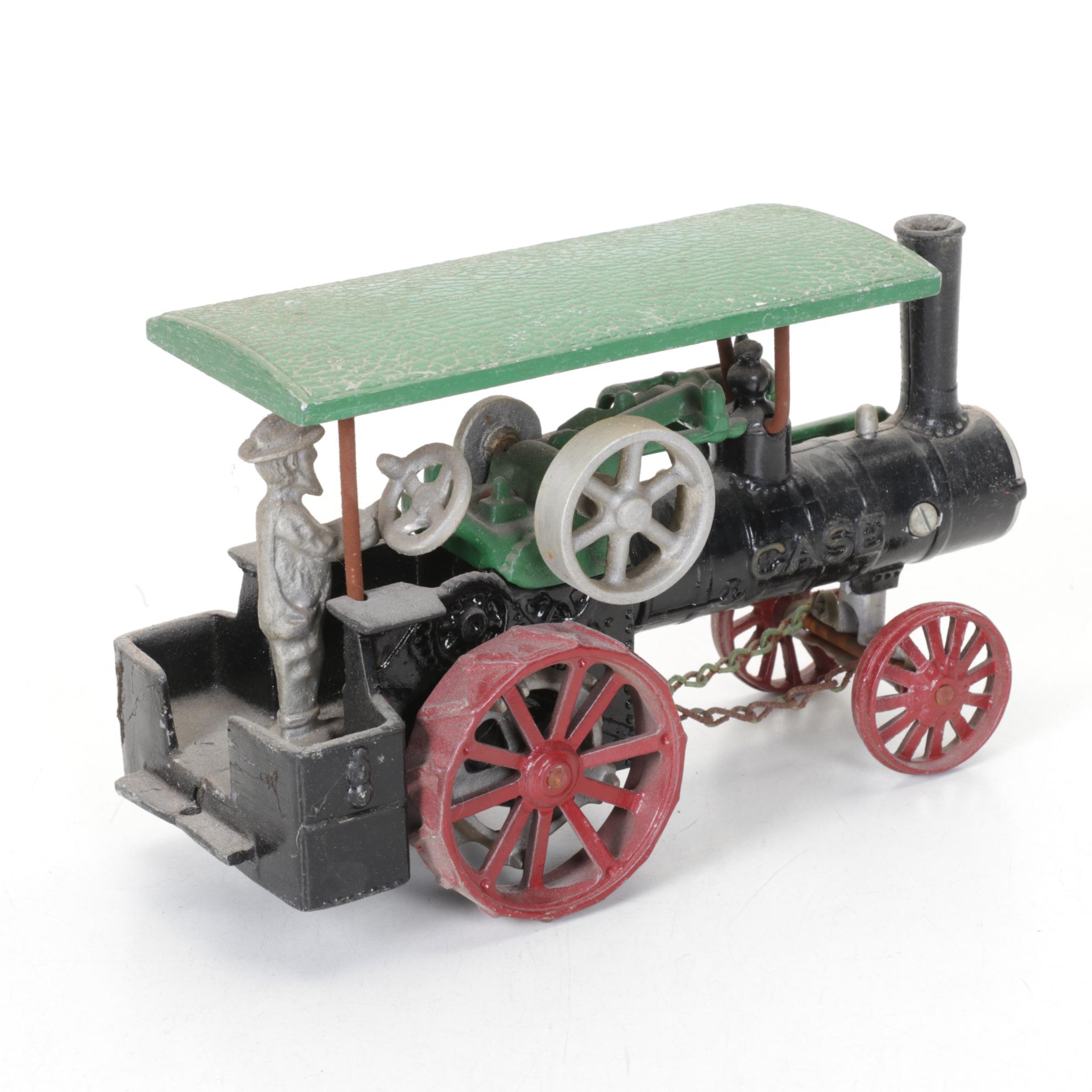 Brutalist Nail Sculptures with Irving's Model Toy Steam Engine Tractor and More