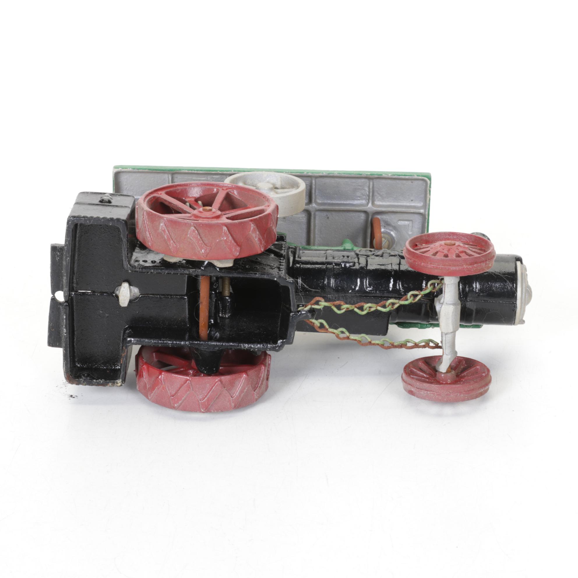 Brutalist Nail Sculptures with Irving's Model Toy Steam Engine Tractor and More