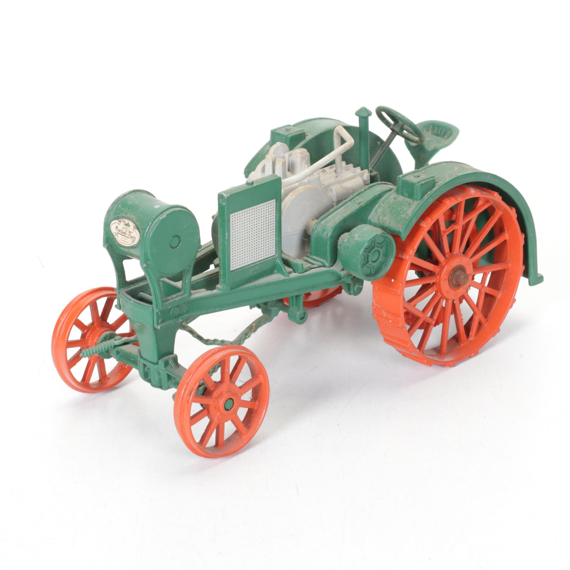 Brutalist Nail Sculptures with Irving's Model Toy Steam Engine Tractor and More