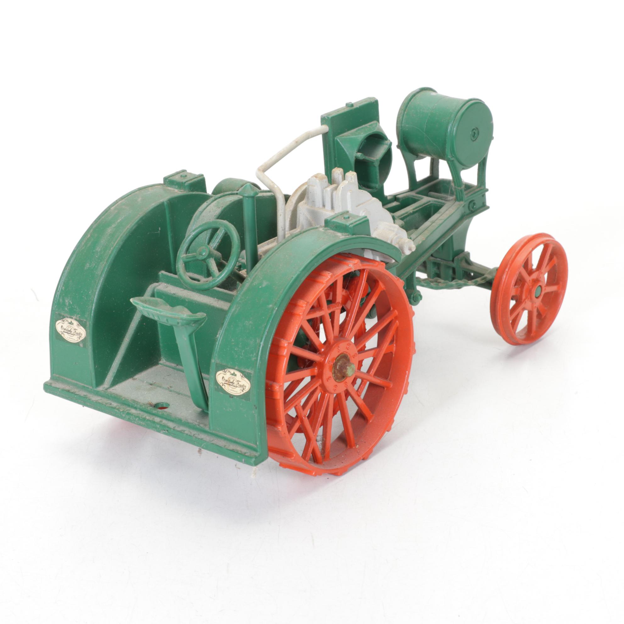 Brutalist Nail Sculptures with Irving's Model Toy Steam Engine Tractor and More