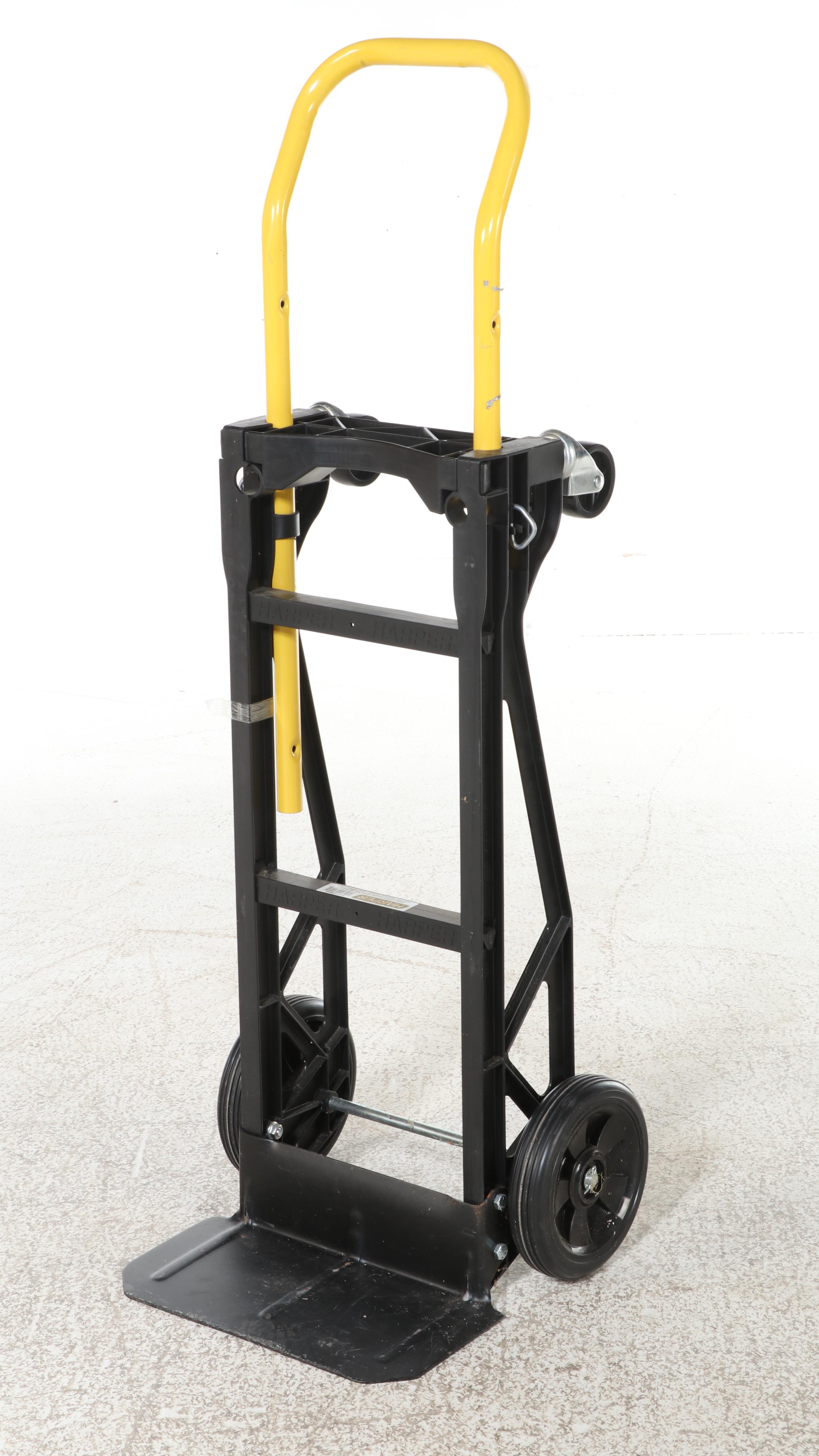 Werner 8' Step Ladder with Harper Hand Truck