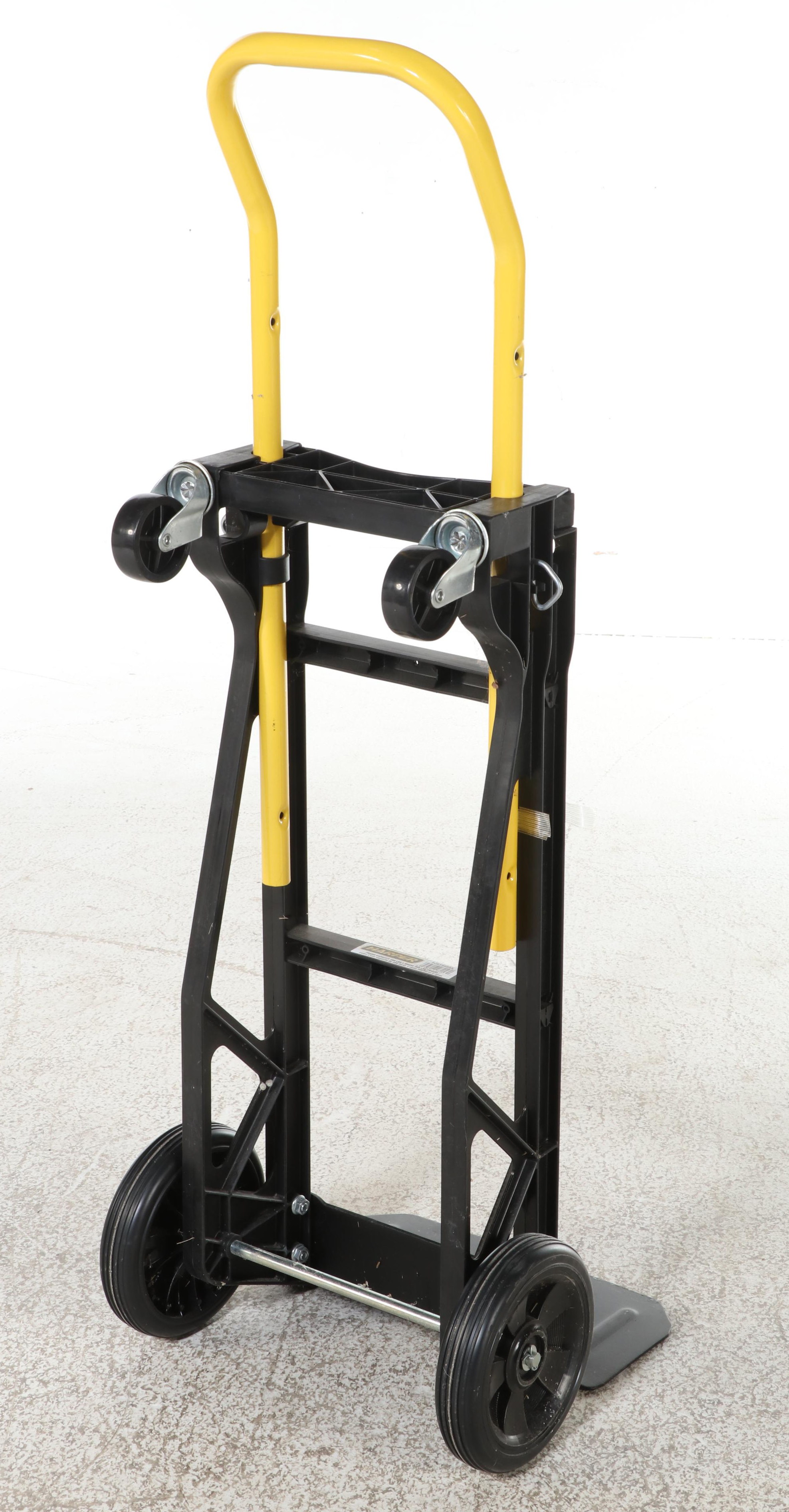 Werner 8' Step Ladder with Harper Hand Truck