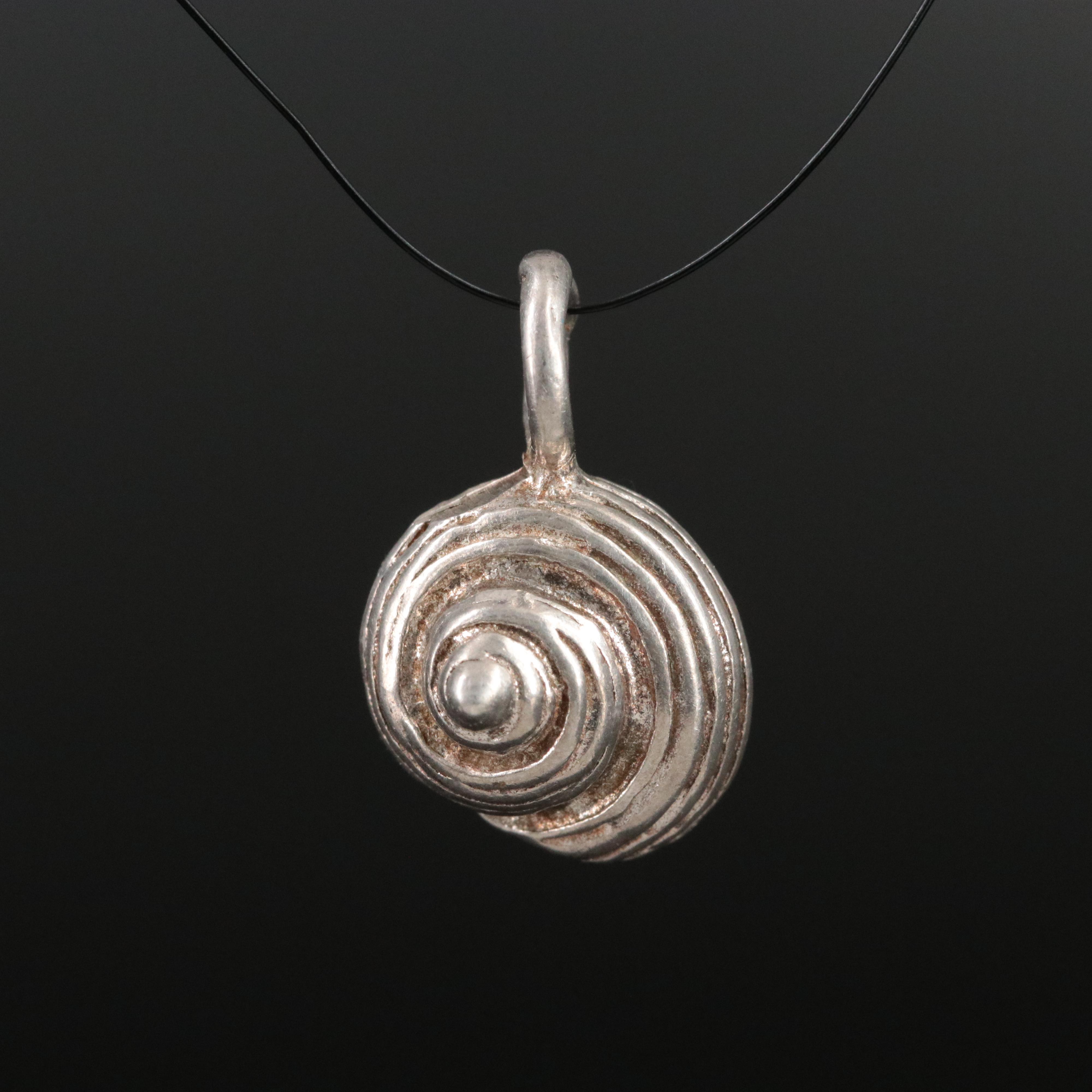 Sterling Shell Charm