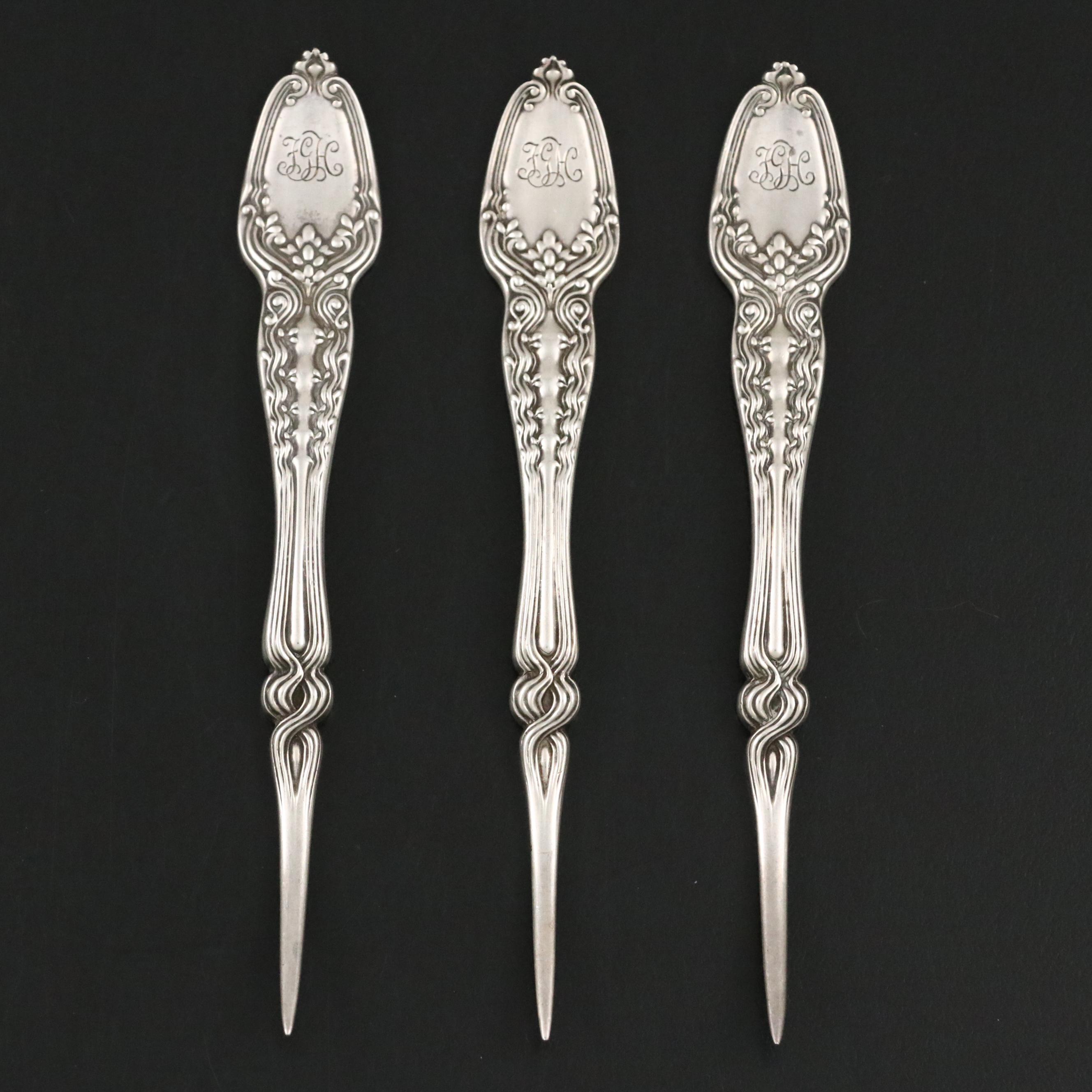 Tiffany & Co. "Broom Corn" Sterling Silver Nut Picks, 1890–1955