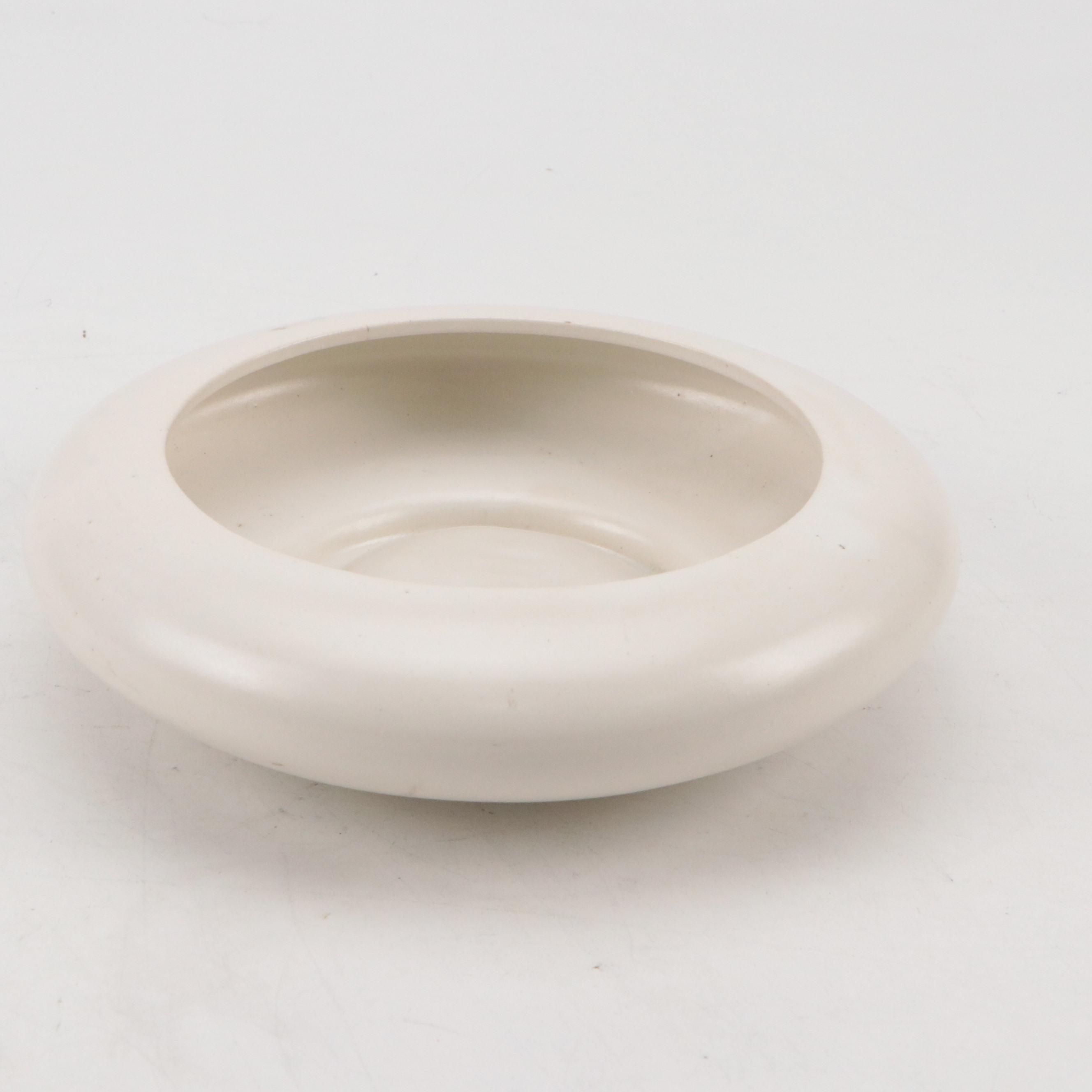 Art Deco Style Clock Cases with Ceramic Bowl and Other Decor