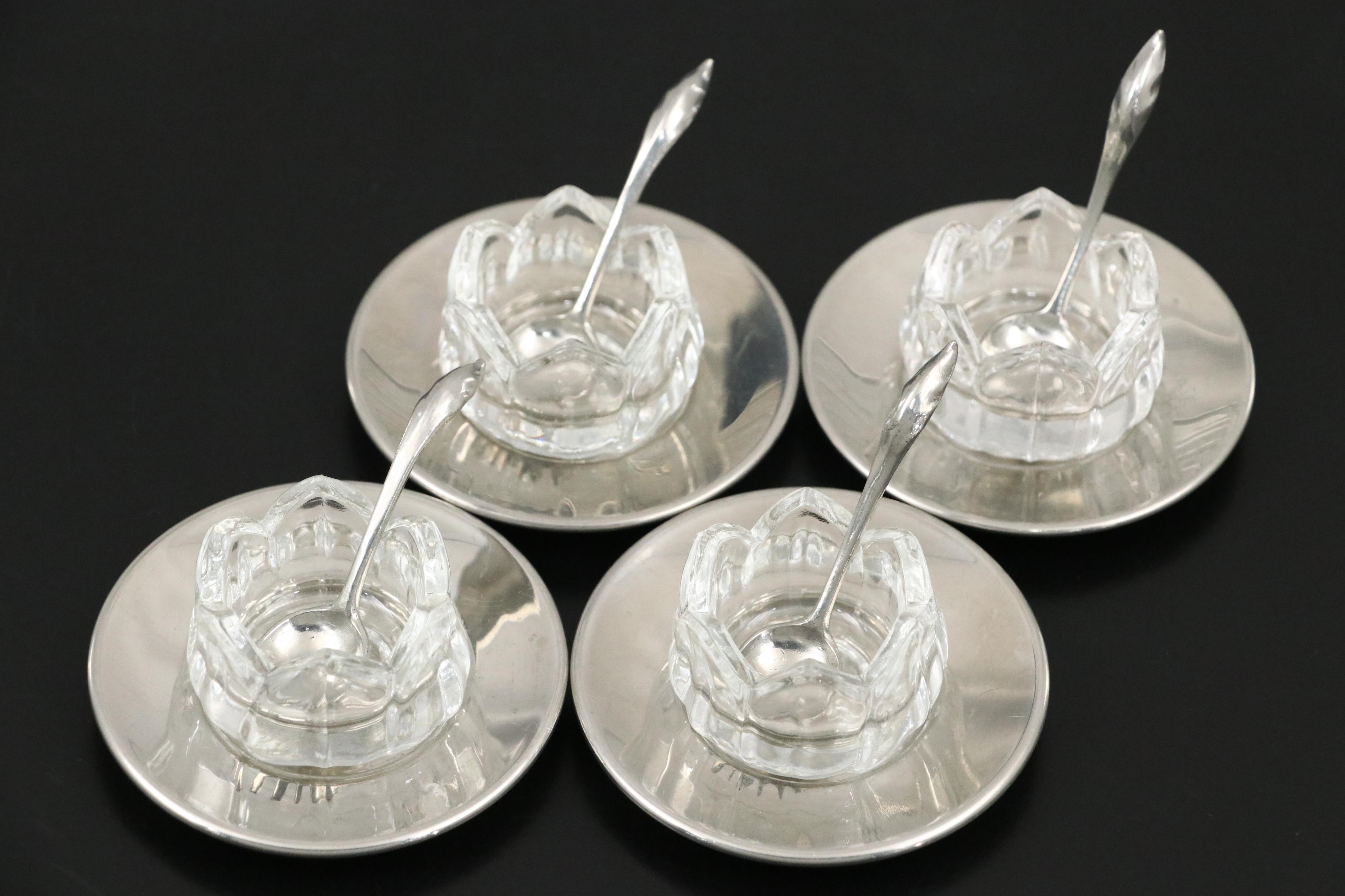 M. Fred Hirsch Co. Weighted Sterling Candle Holder with Other Table Accessories