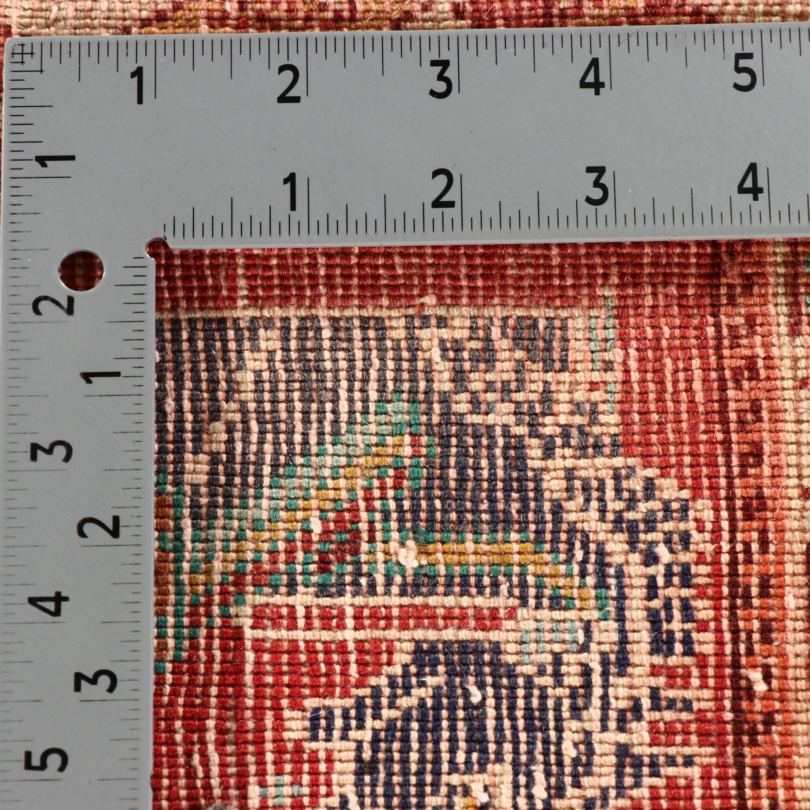 2'1 x 2'2 Hand-Knotted Persian Persepolis Accent Rug