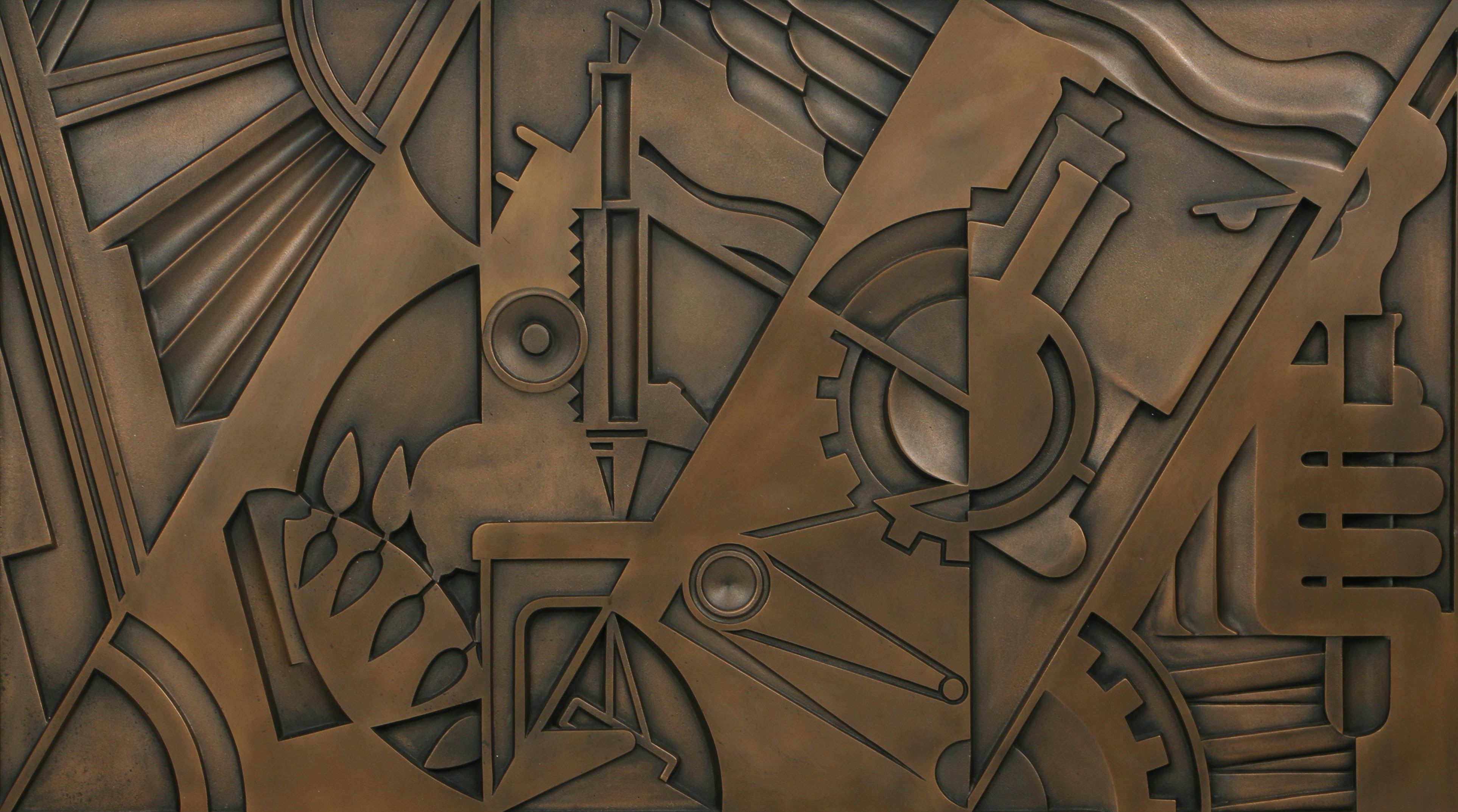 Roy Lichtenstein Bronze Sculpture "Peace Through Chemistry Bronze"