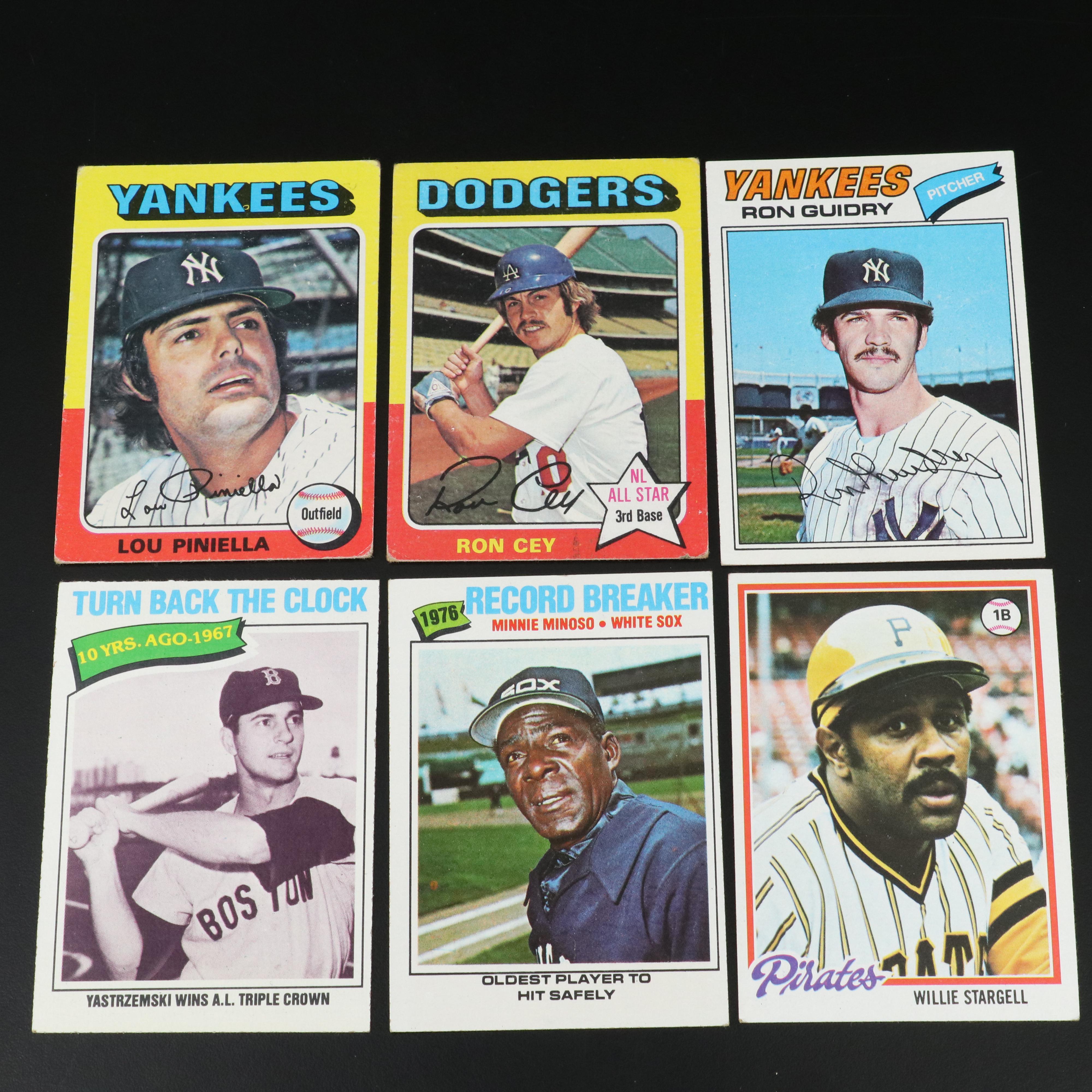 Topps Baseball Cards Featuring Jack Morris Rookies and More, 1970s