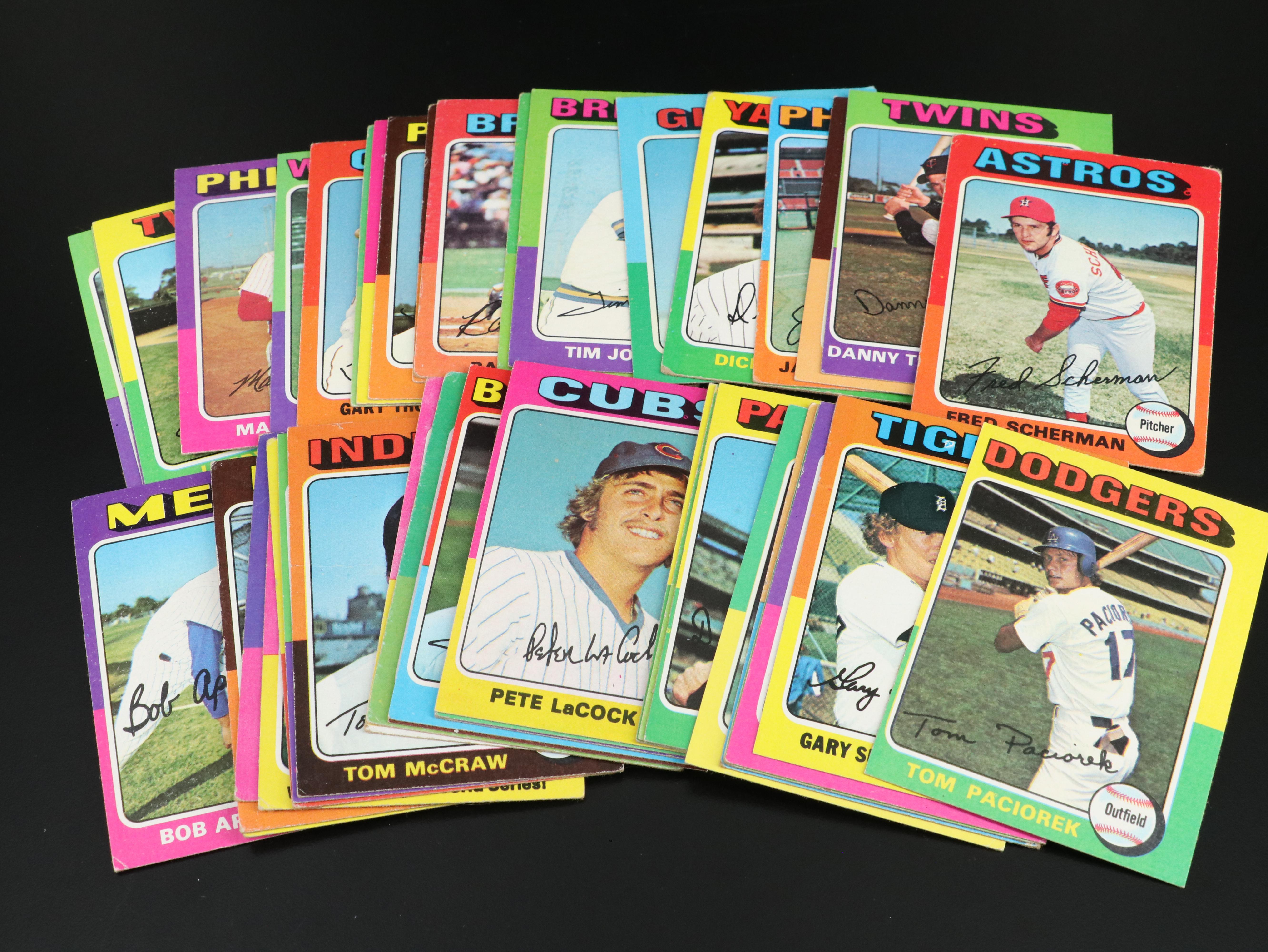 Topps Baseball Cards Featuring Jack Morris Rookies and More, 1970s