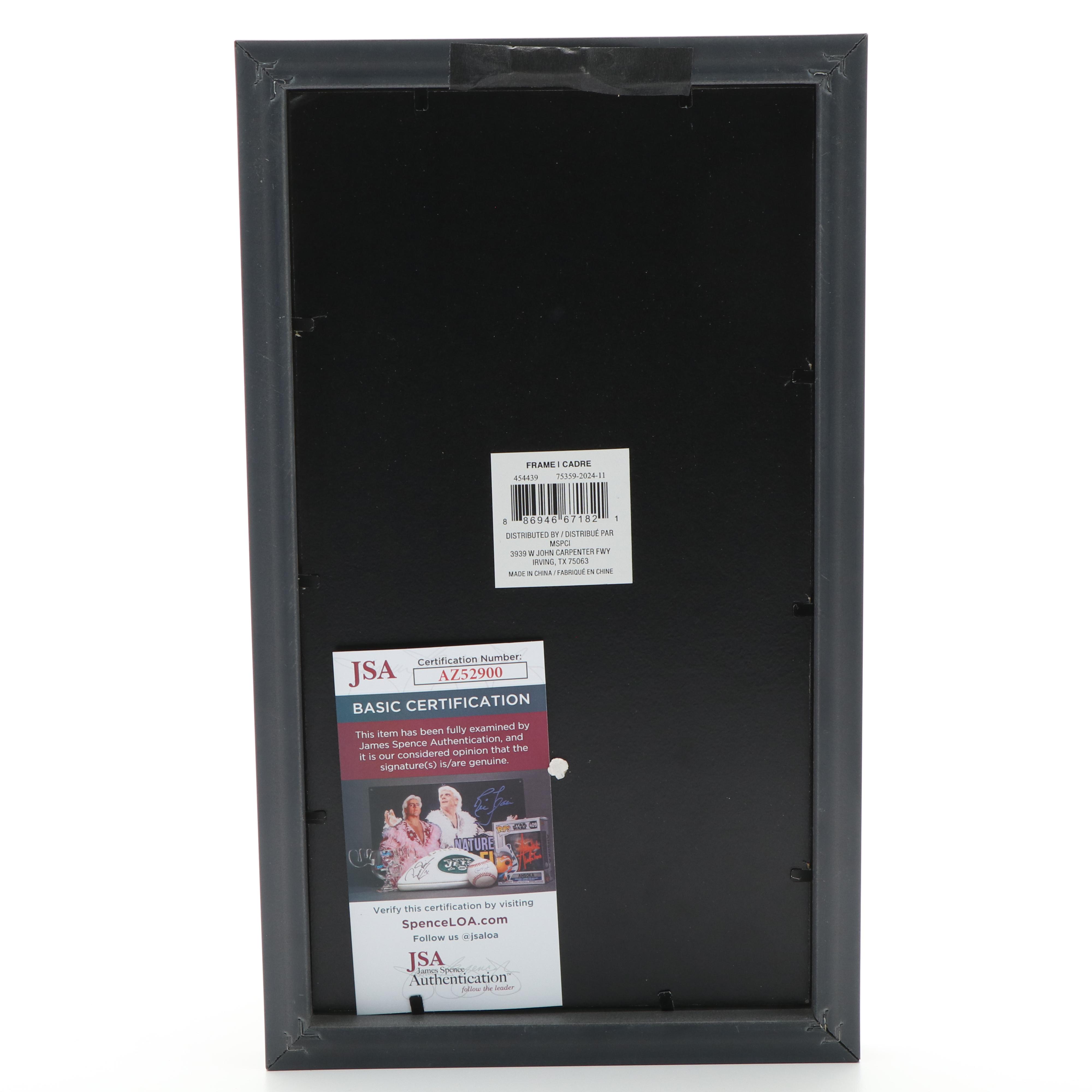 Taylor Swift Signed "The Tortured Poets Department" CD Card in Frame, JSA