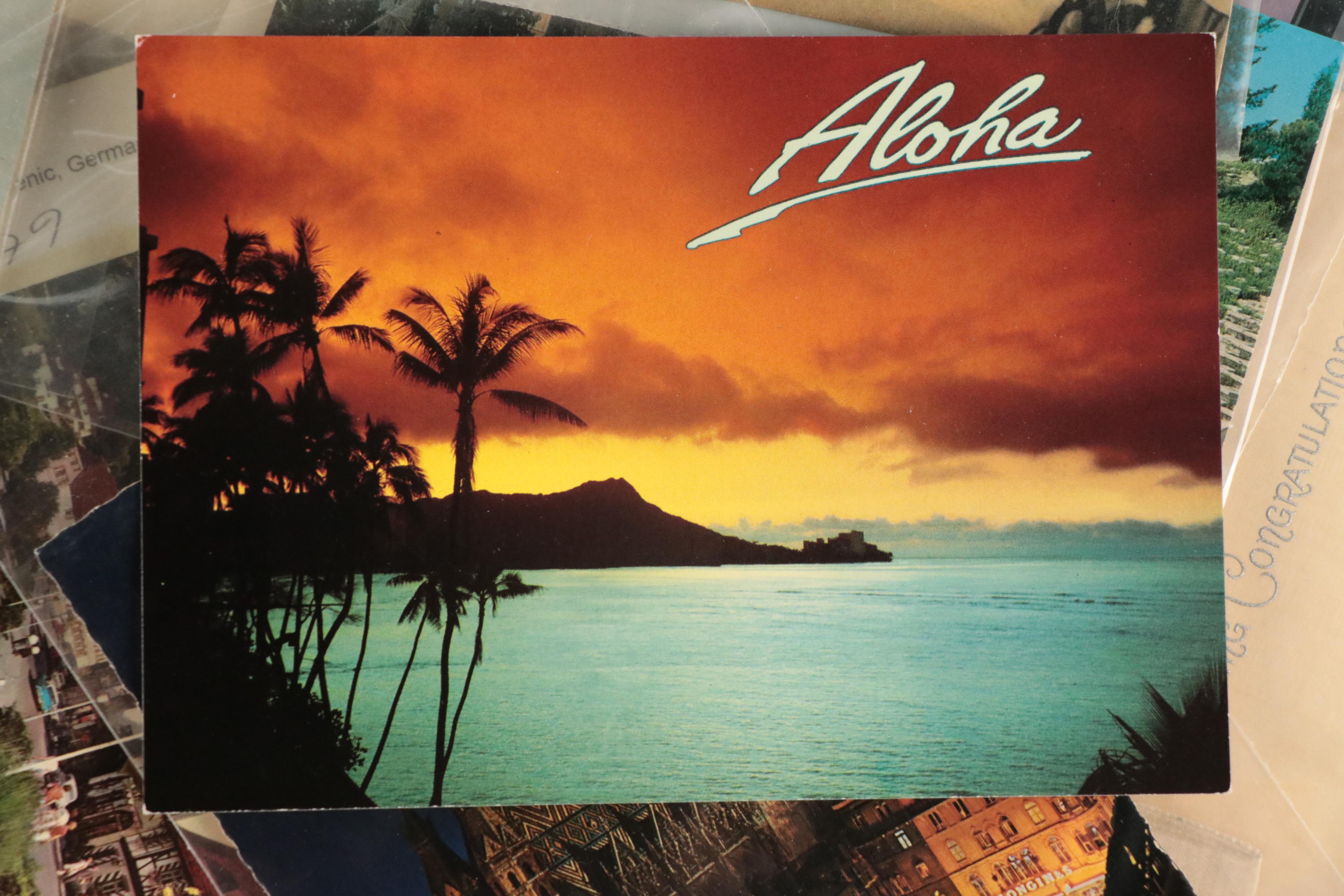 German, London with Other Souvenir and Holiday Postcards and More