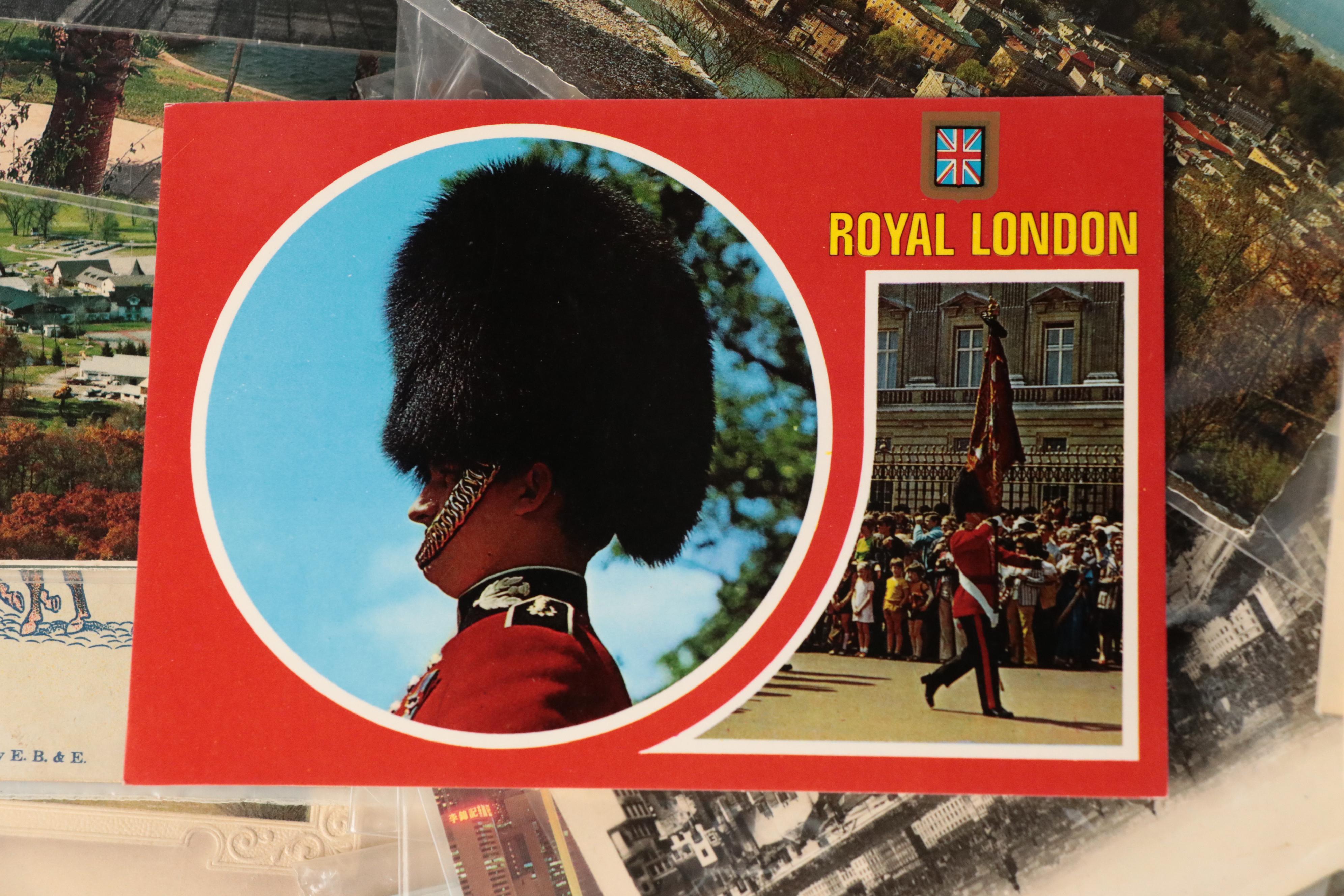 German, London with Other Souvenir and Holiday Postcards and More