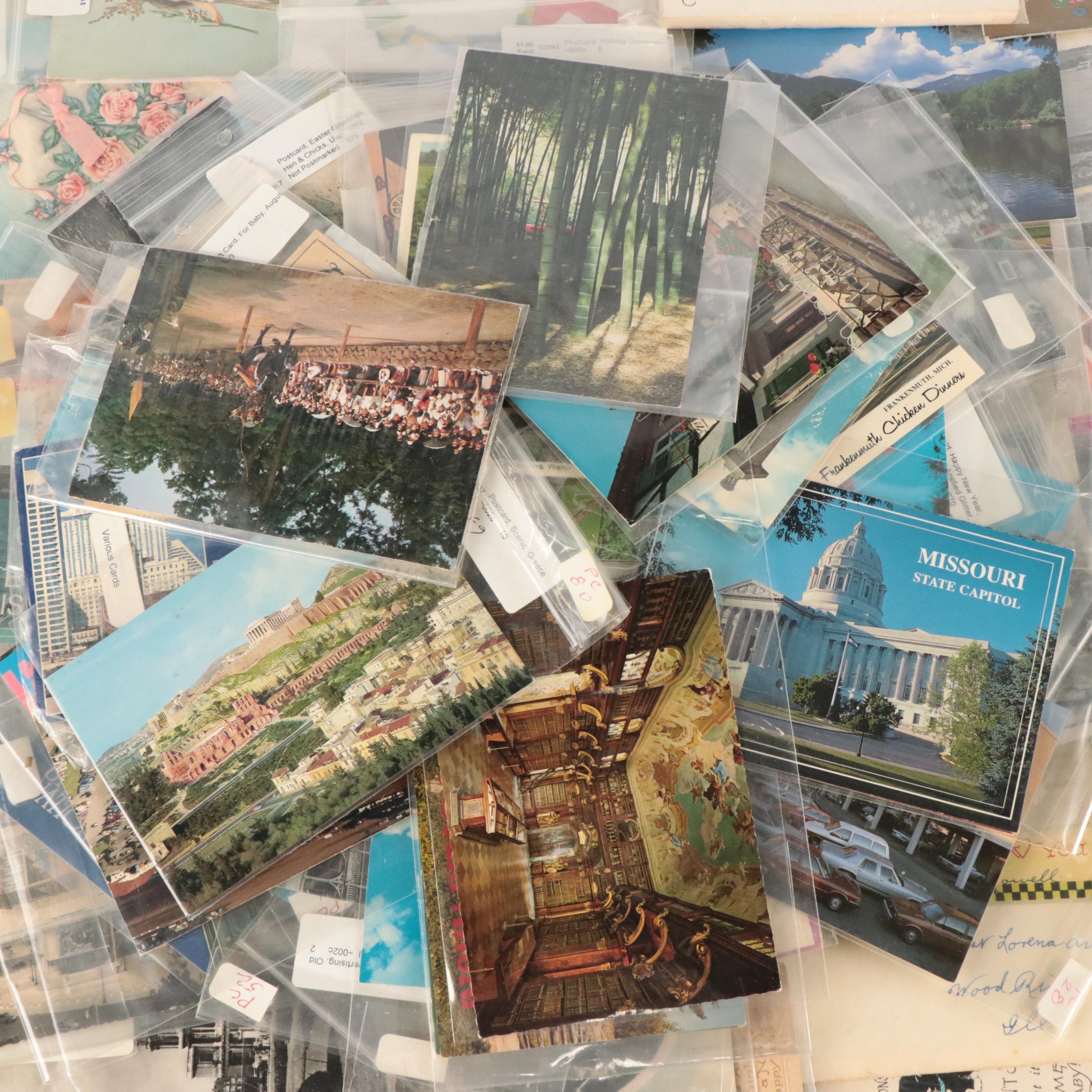 German, London with Other Souvenir and Holiday Postcards and More