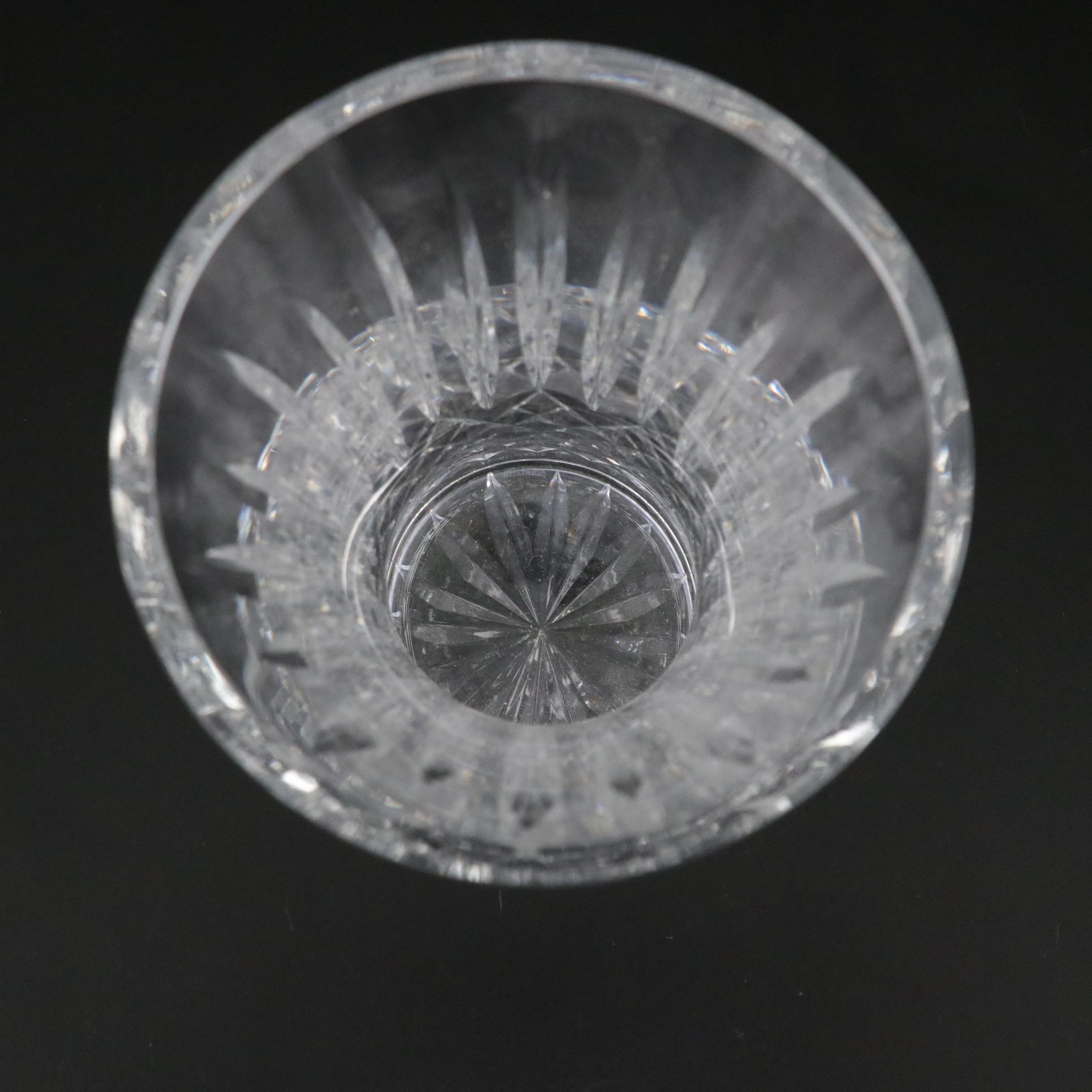 Waterford Crystal "Lismore" & "Alana" Vases with Edinburgh Crystal Fluted Glass