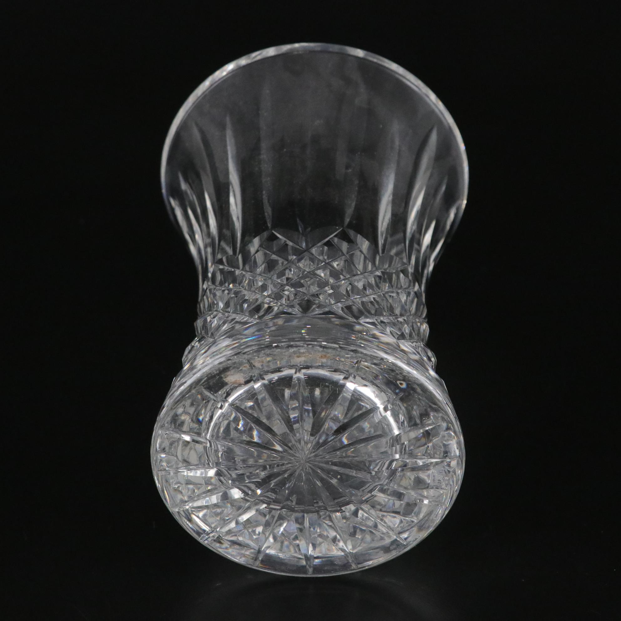 Waterford Crystal "Lismore" & "Alana" Vases with Edinburgh Crystal Fluted Glass