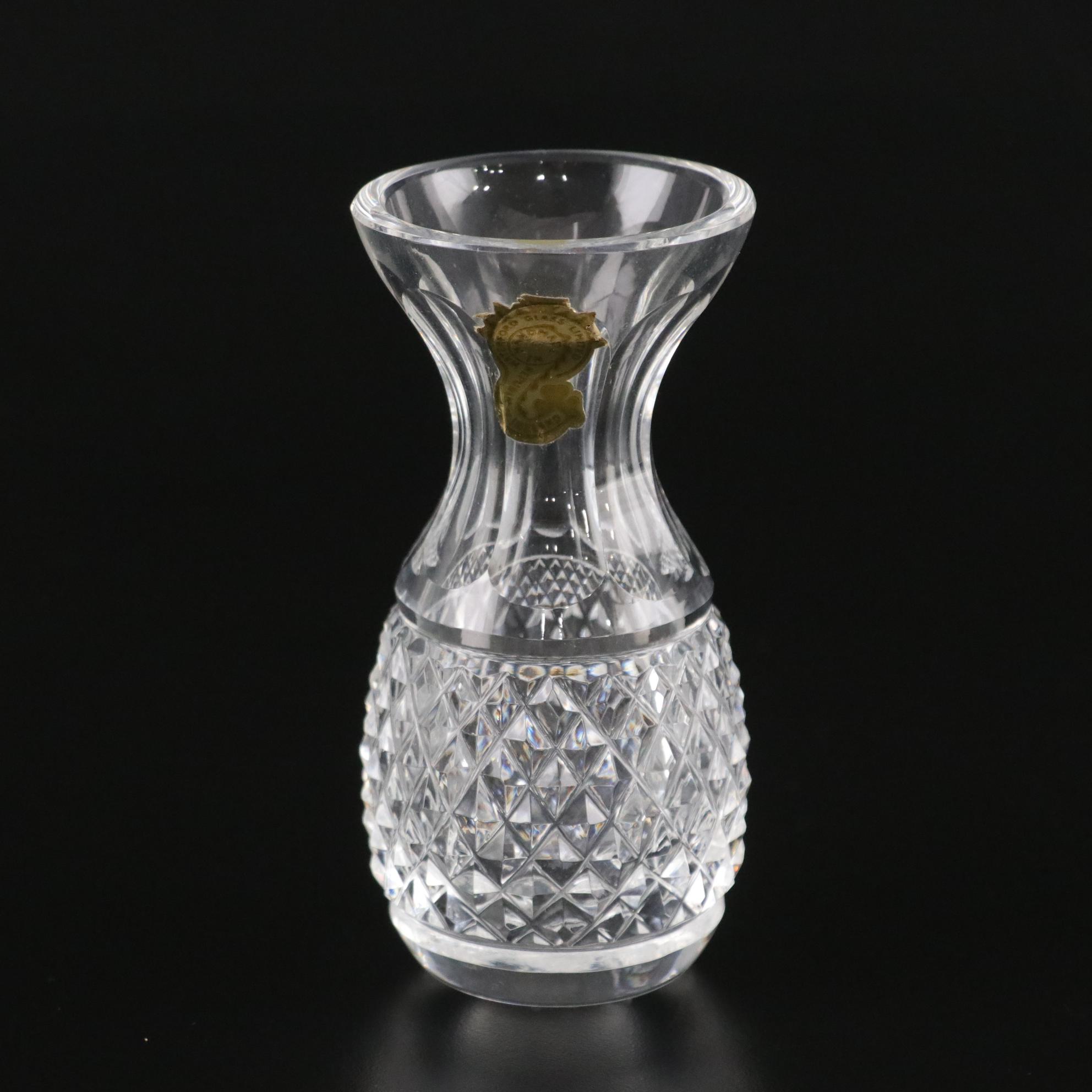 Waterford Crystal "Lismore" & "Alana" Vases with Edinburgh Crystal Fluted Glass
