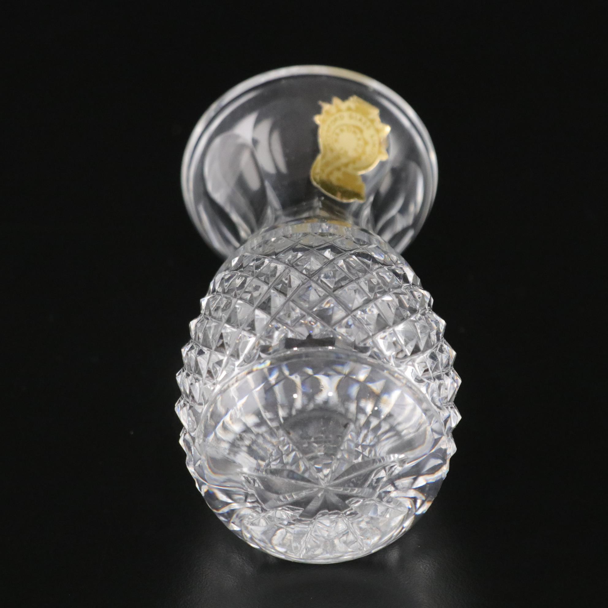 Waterford Crystal "Lismore" & "Alana" Vases with Edinburgh Crystal Fluted Glass