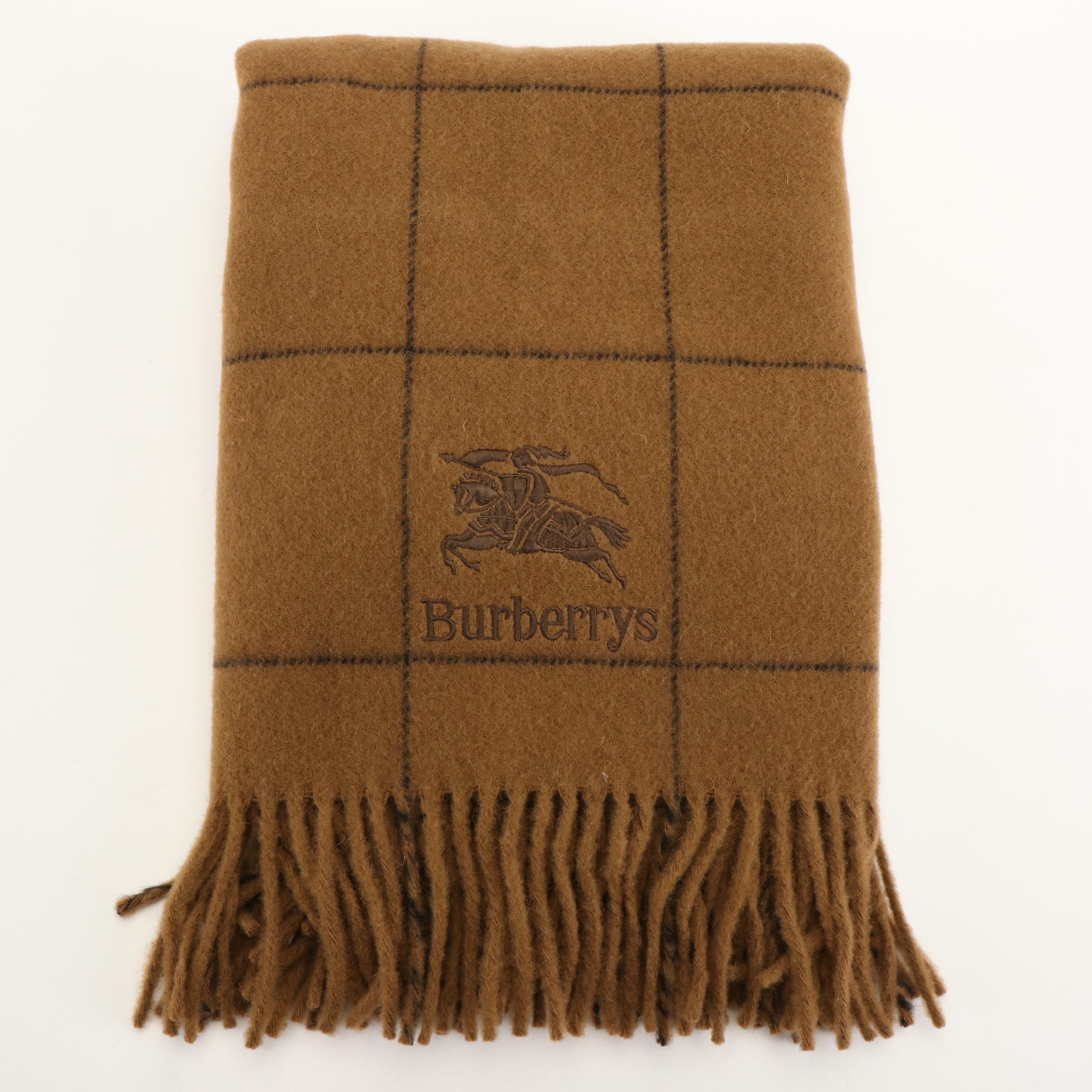 Burberrys of London Fringed Lambswool Body Wrap Muffler