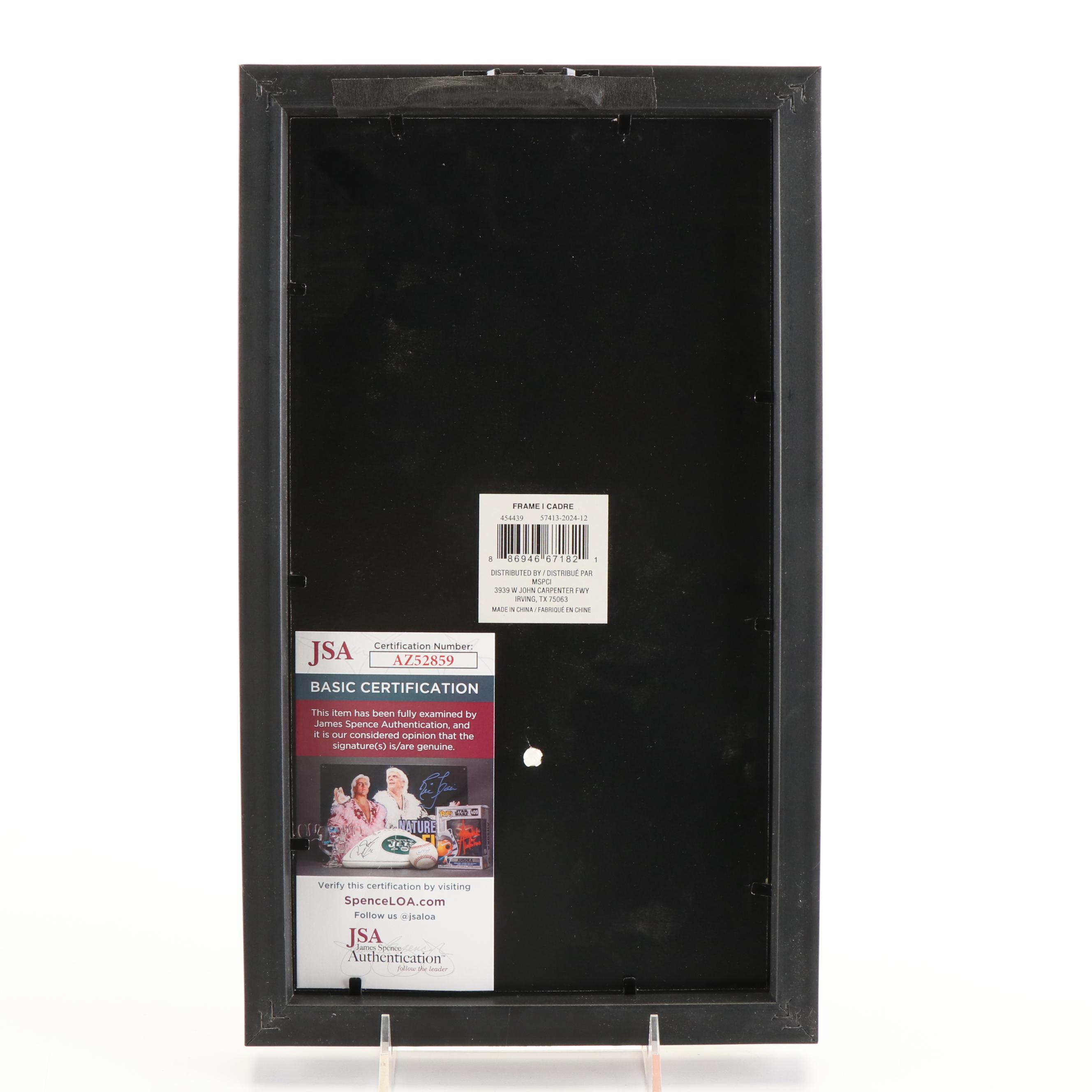 Taylor Swift Signed "The Tortured Poets Department" CD Card in Frame, JSA