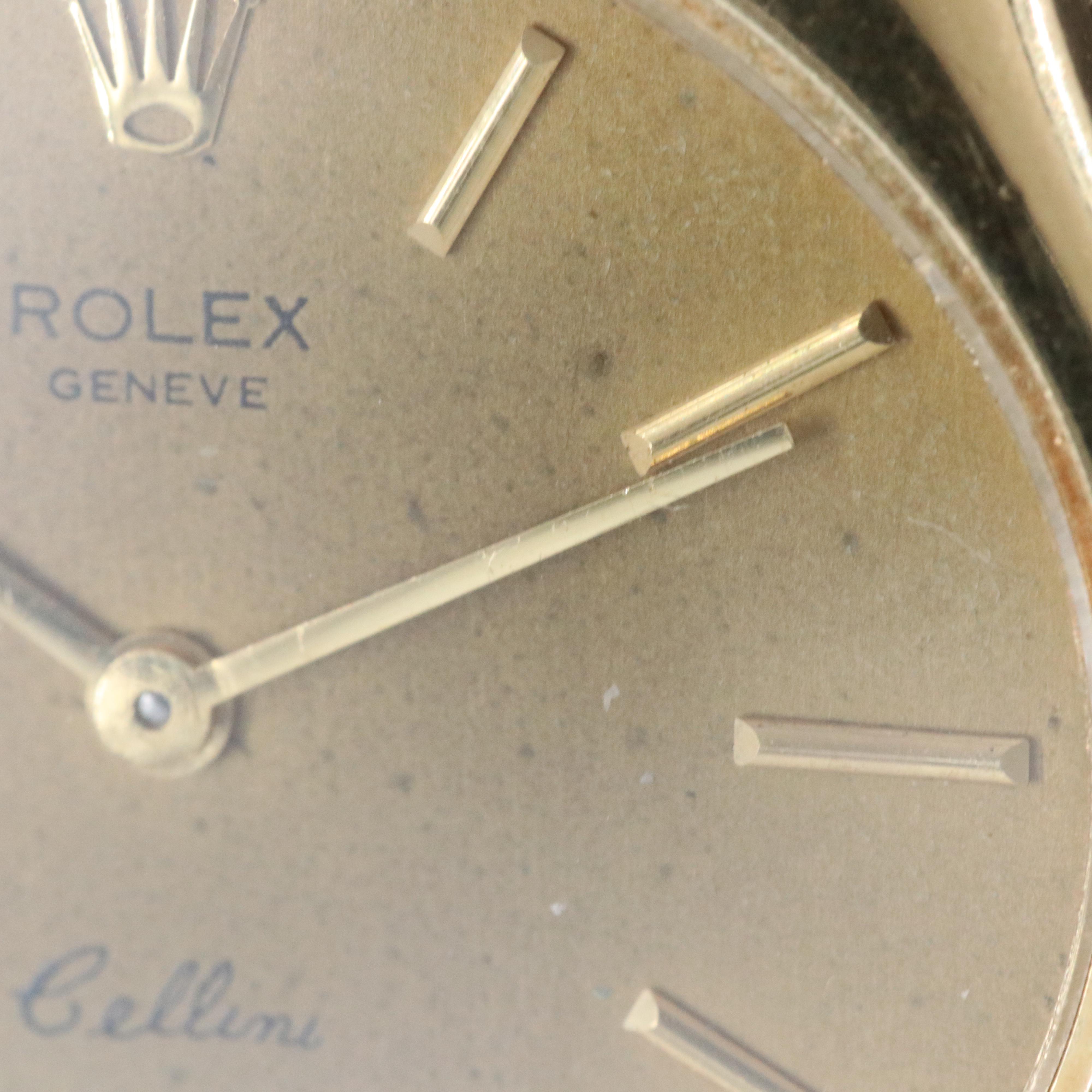 Rolex Cellini 3806 14K Gold 32mm Manual Wind Watch