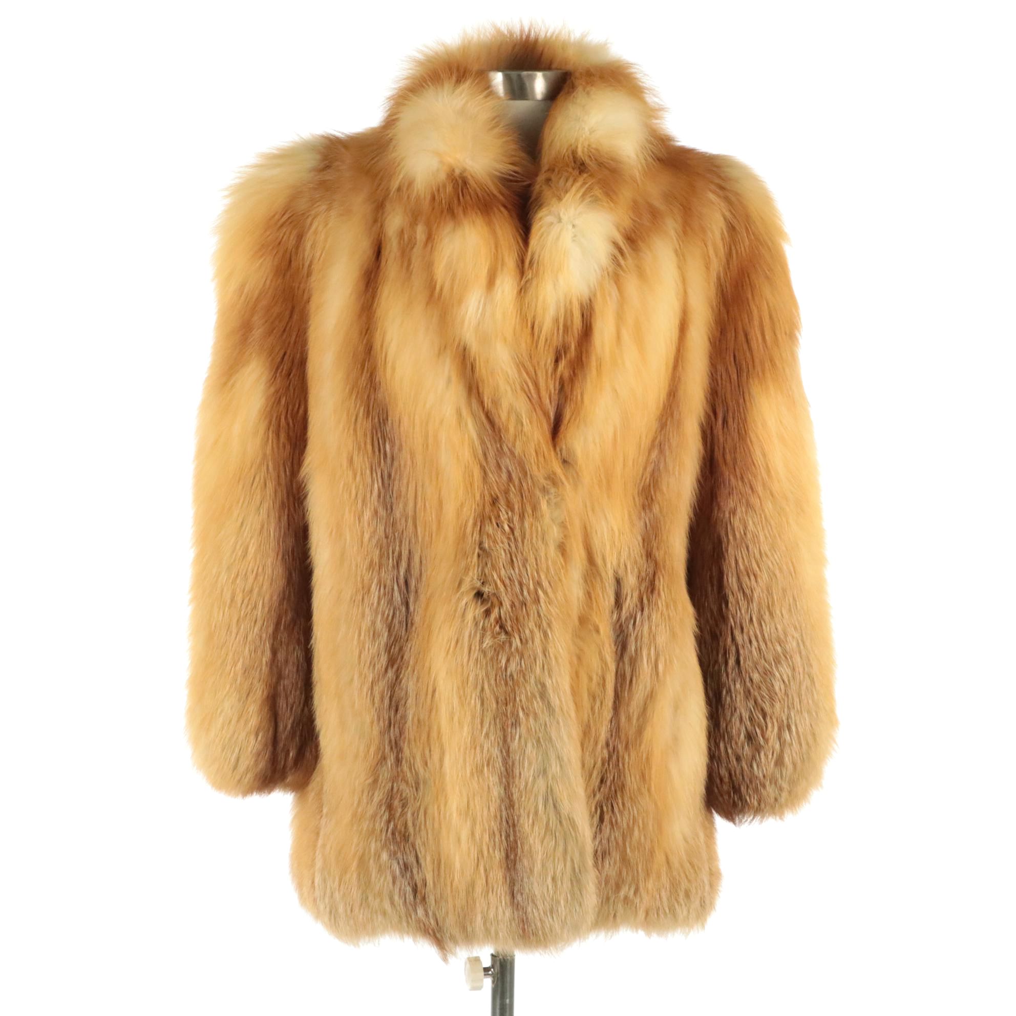 Thomas E. McElroy Red Fox Fur Coat