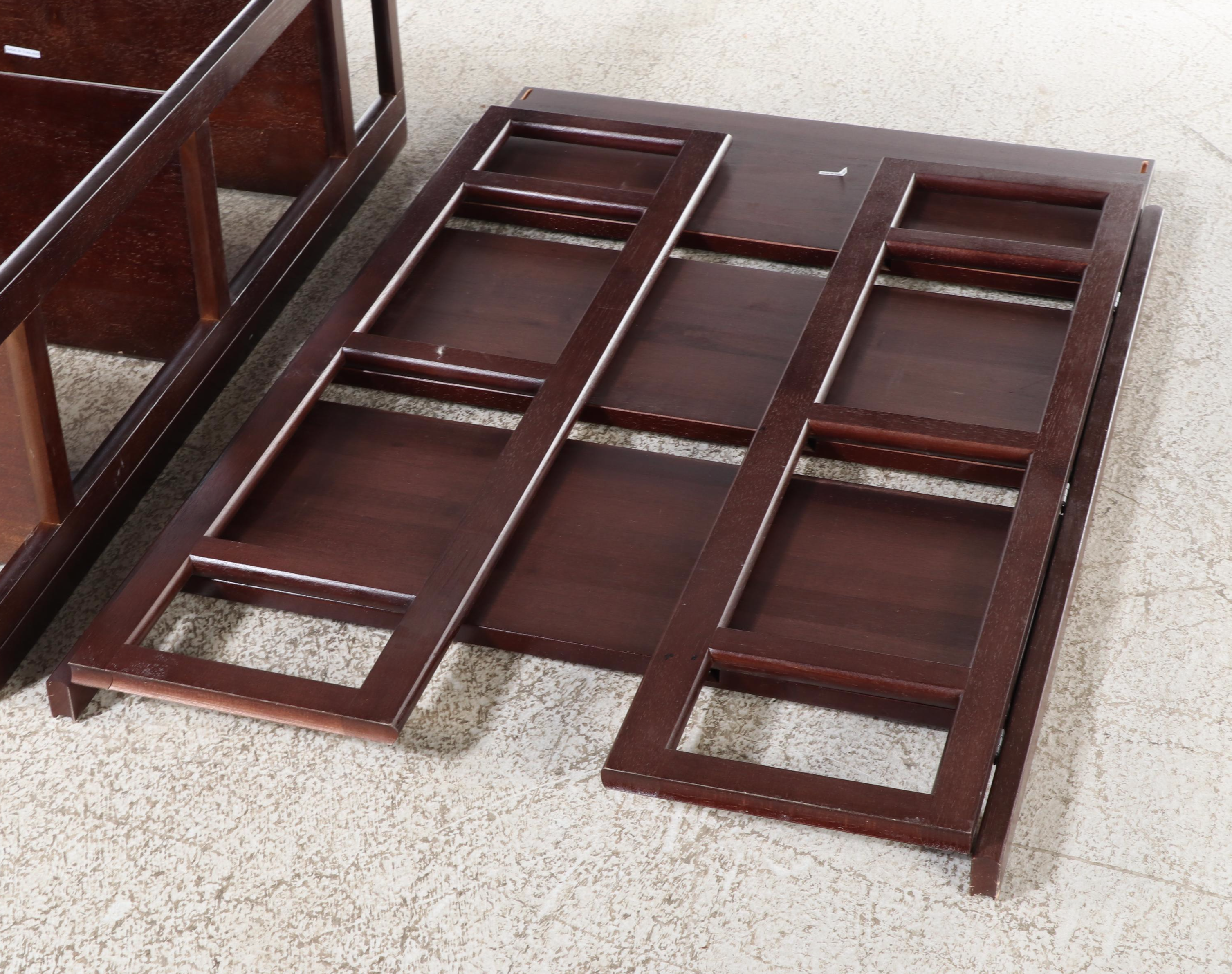 Five-Piece The Container Store Folding and Stackable Modular Bookcases