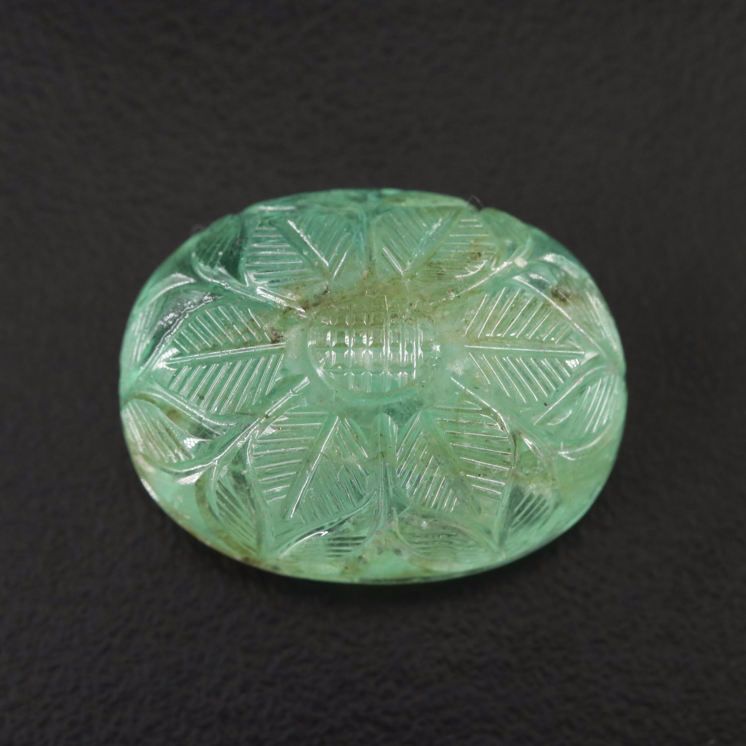 Loose 53.04 CT Emerald