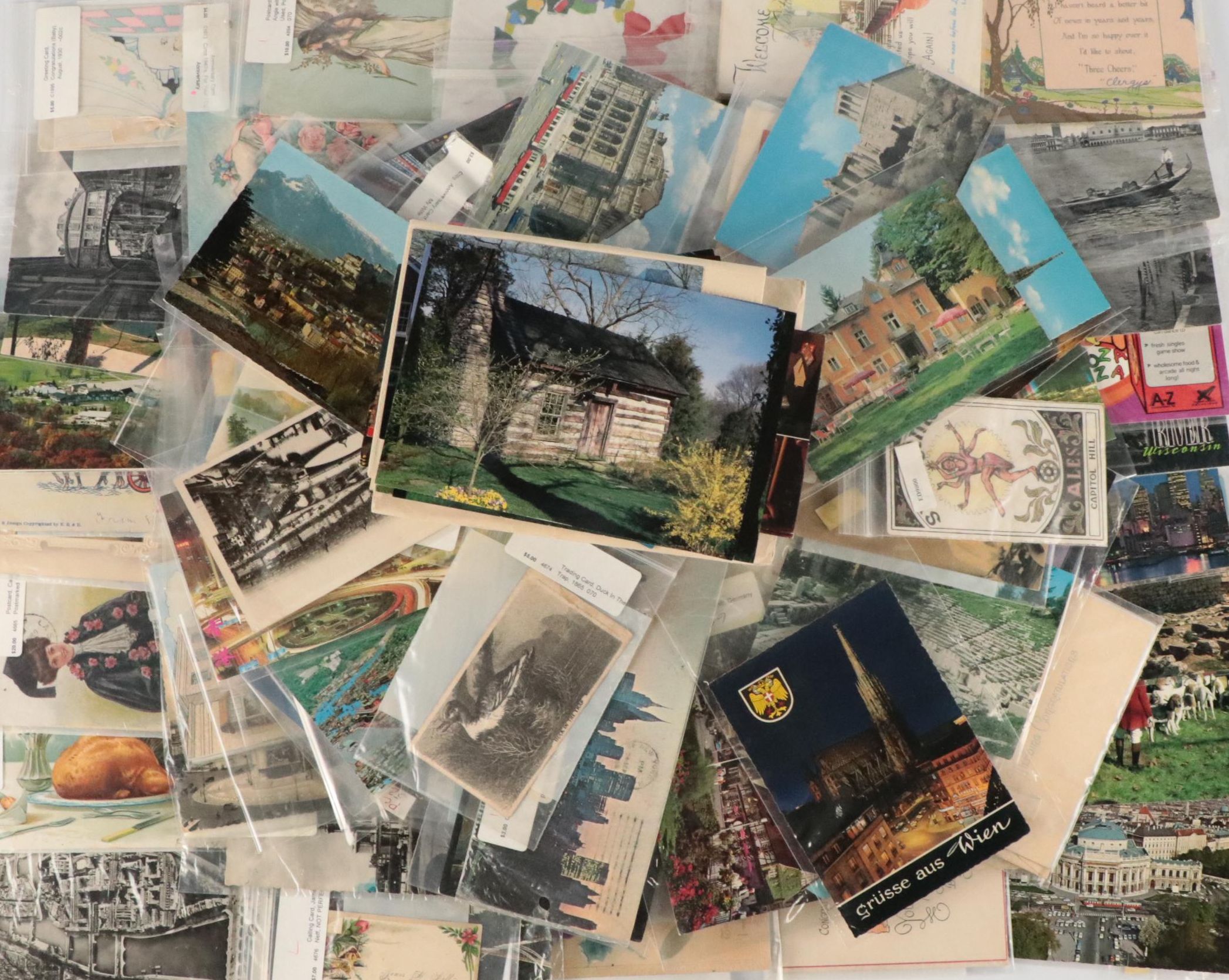 German, London with Other Souvenir and Holiday Postcards and More