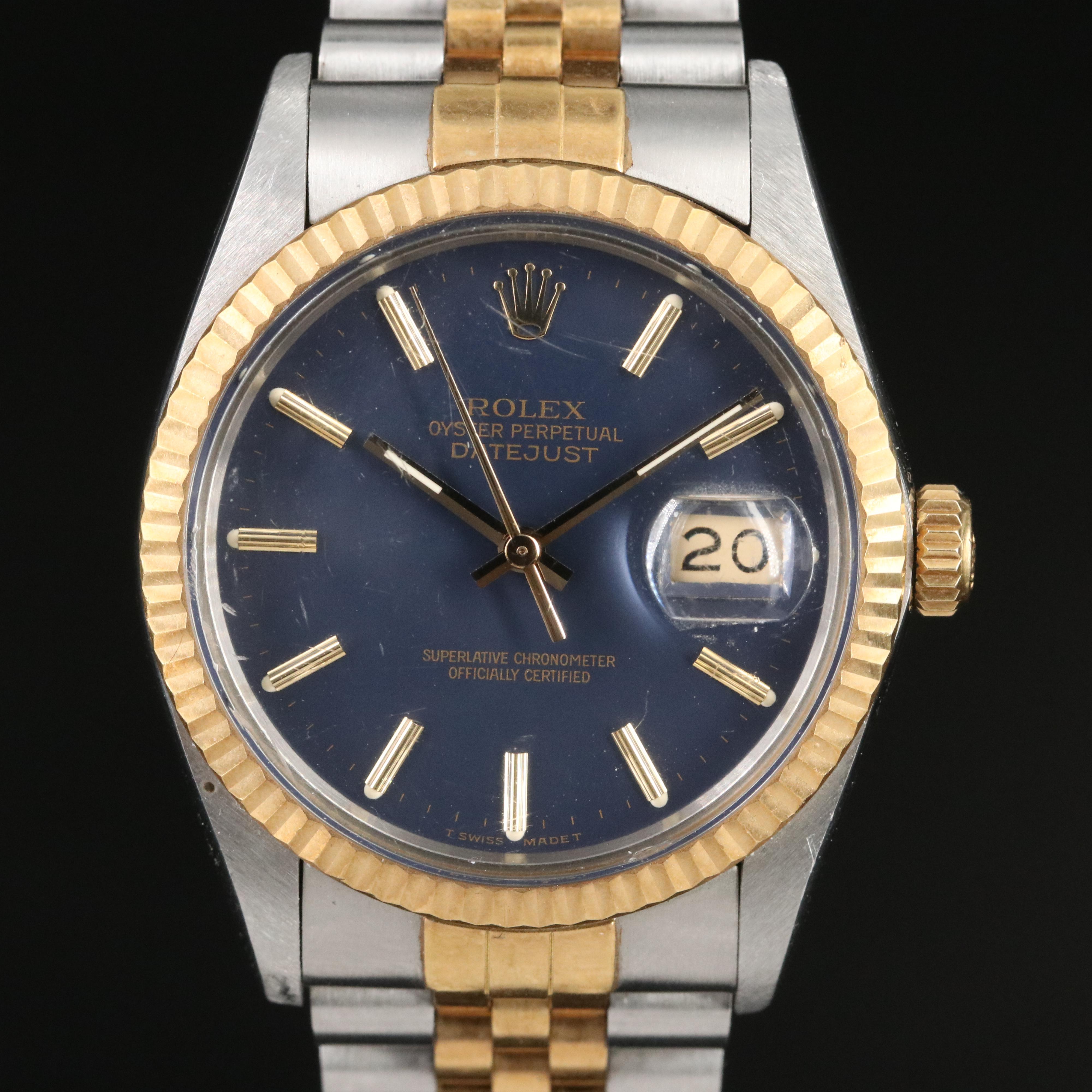 1987 - 1988 Rolex Two-Tone Datejust Watch