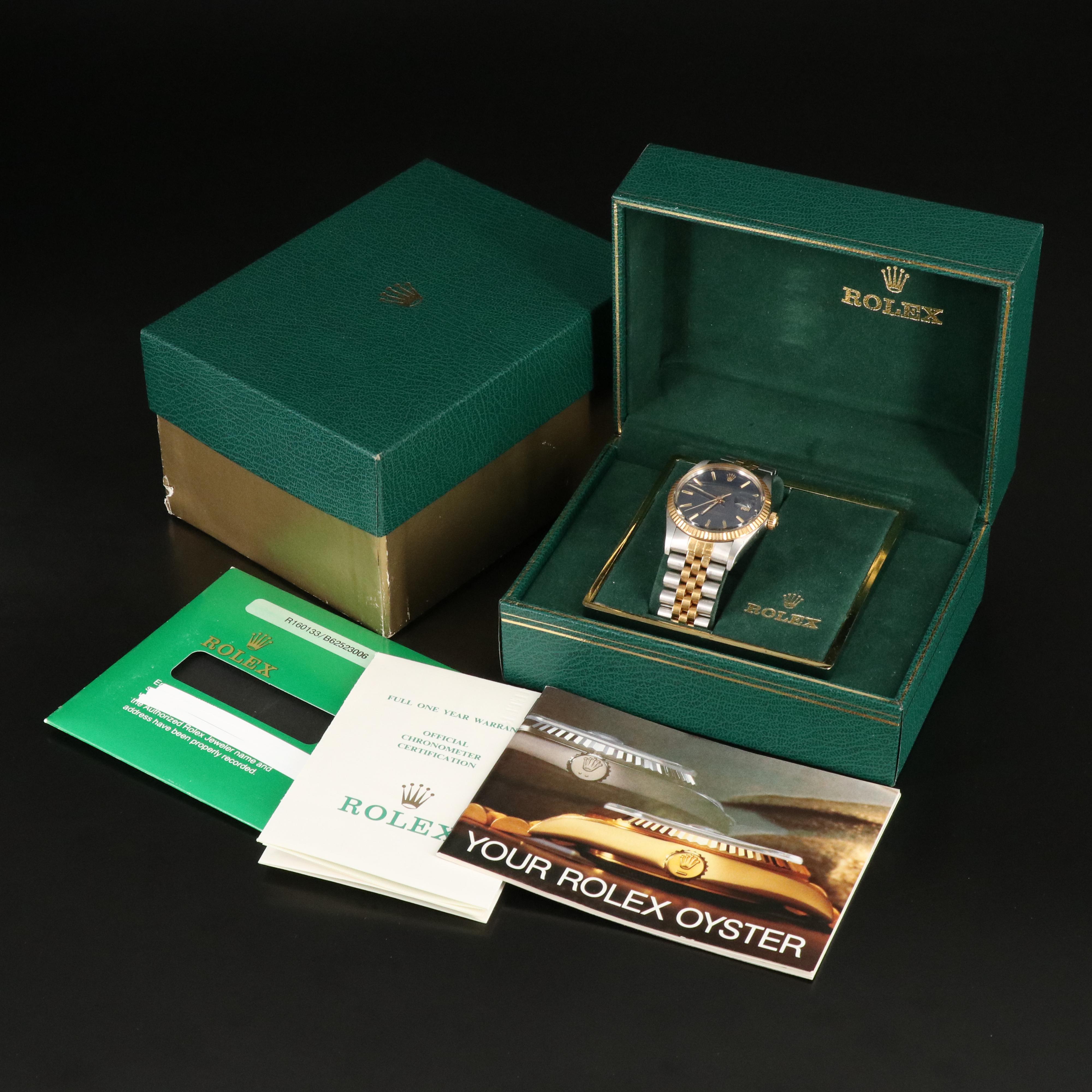 1987 - 1988 Rolex Two-Tone Datejust Watch