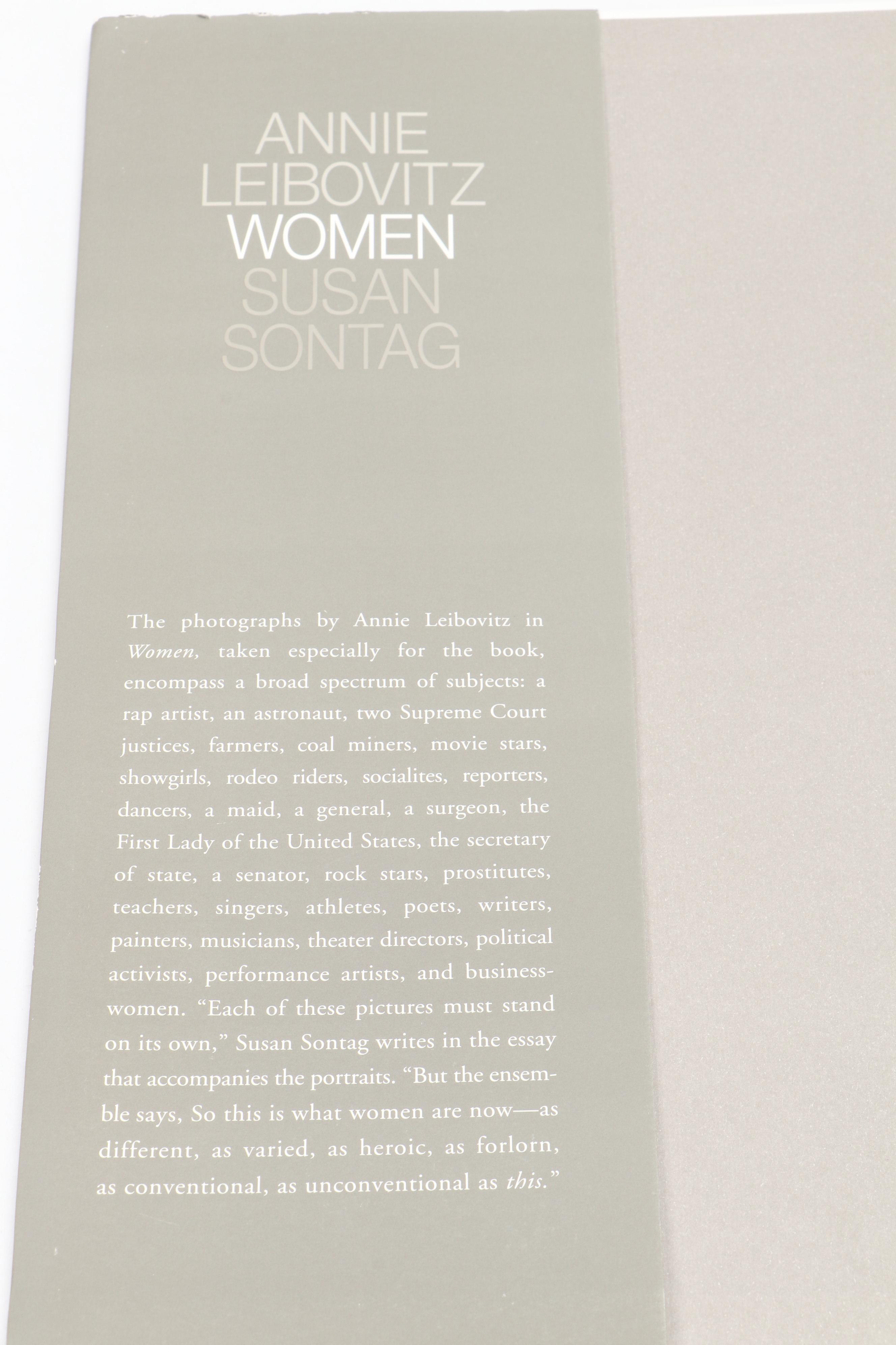 First Edition "Women" and "Photographs, 1970–1990" by Annie Leibovitz, 1990s