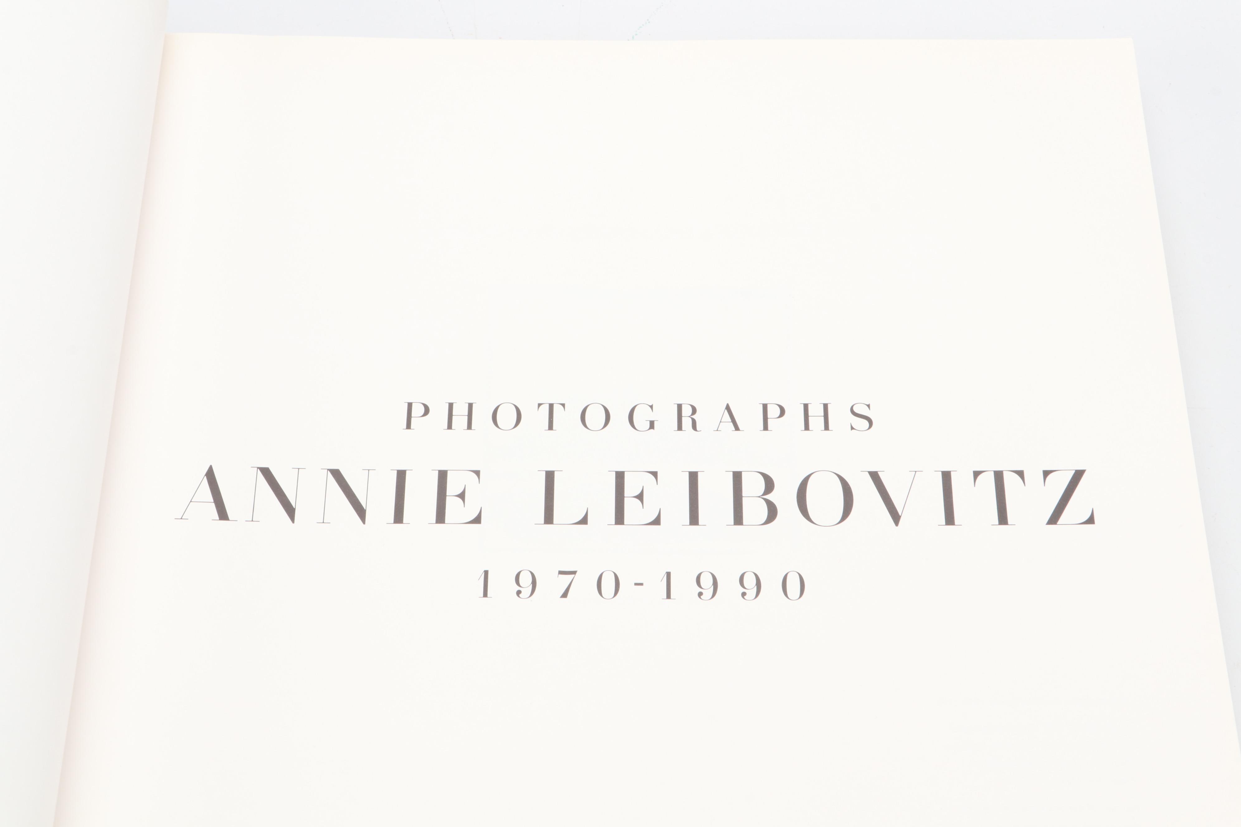 First Edition "Women" and "Photographs, 1970–1990" by Annie Leibovitz, 1990s