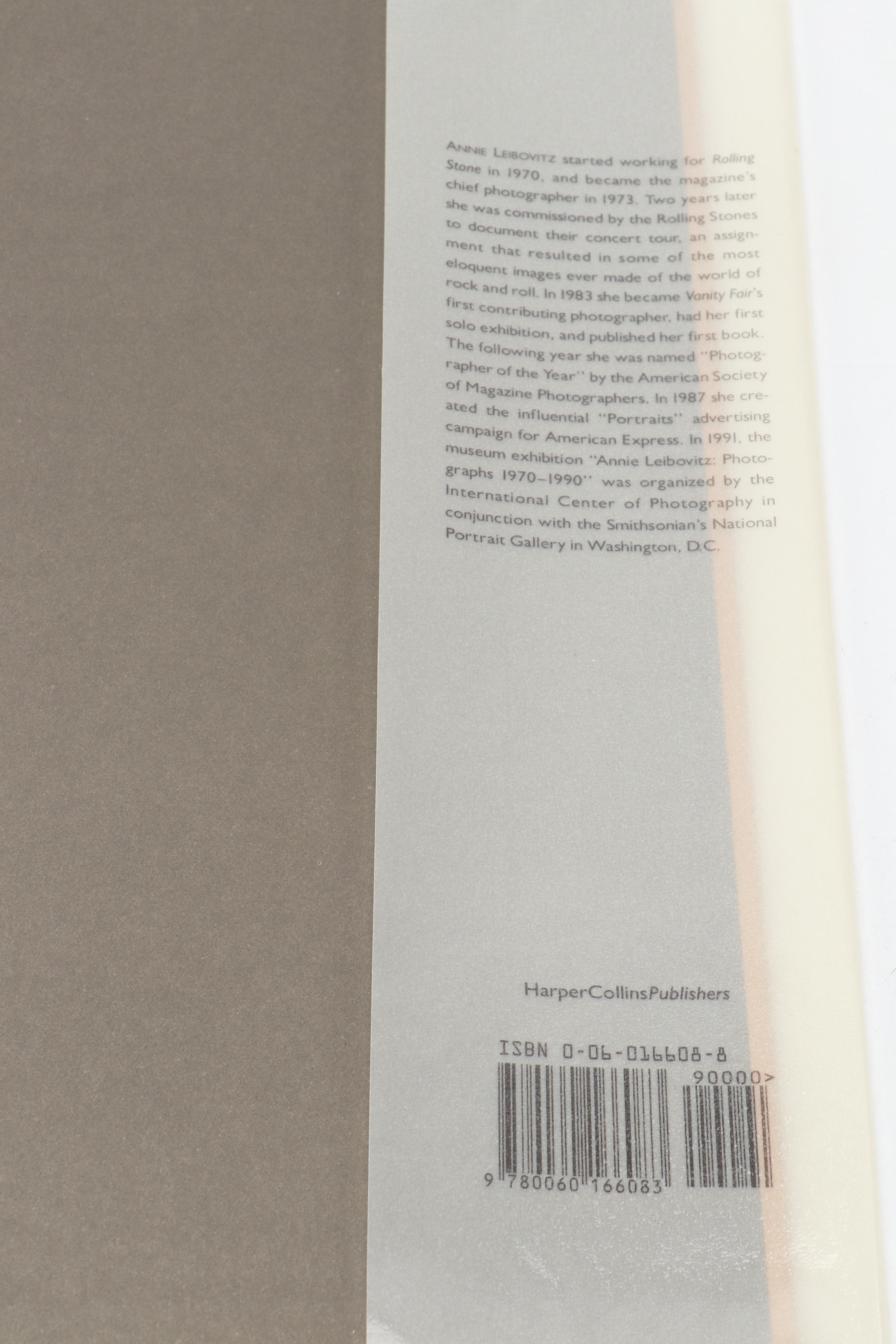 First Edition "Women" and "Photographs, 1970–1990" by Annie Leibovitz, 1990s