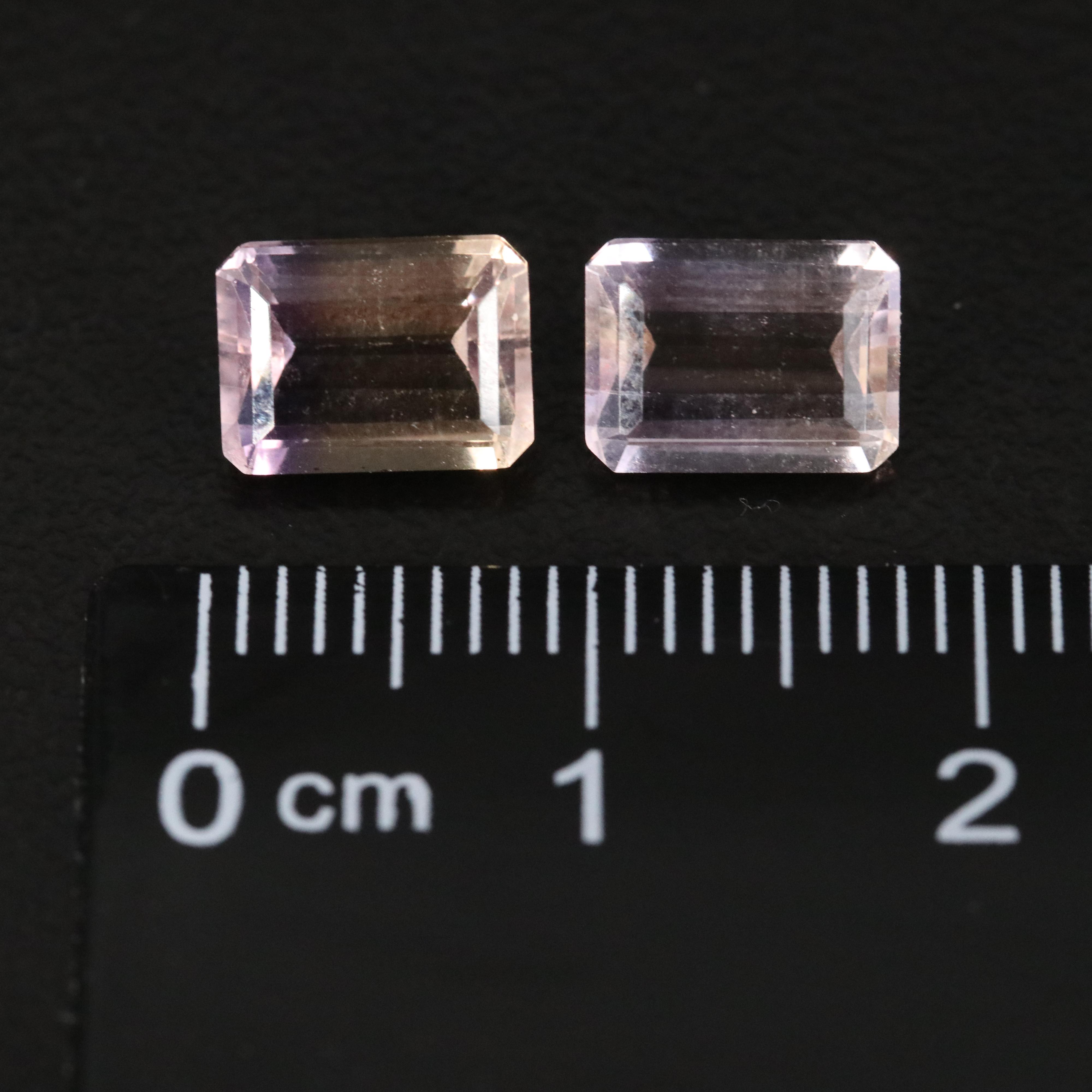 Loose 3.32 CTW Matched Pair of Ametrines