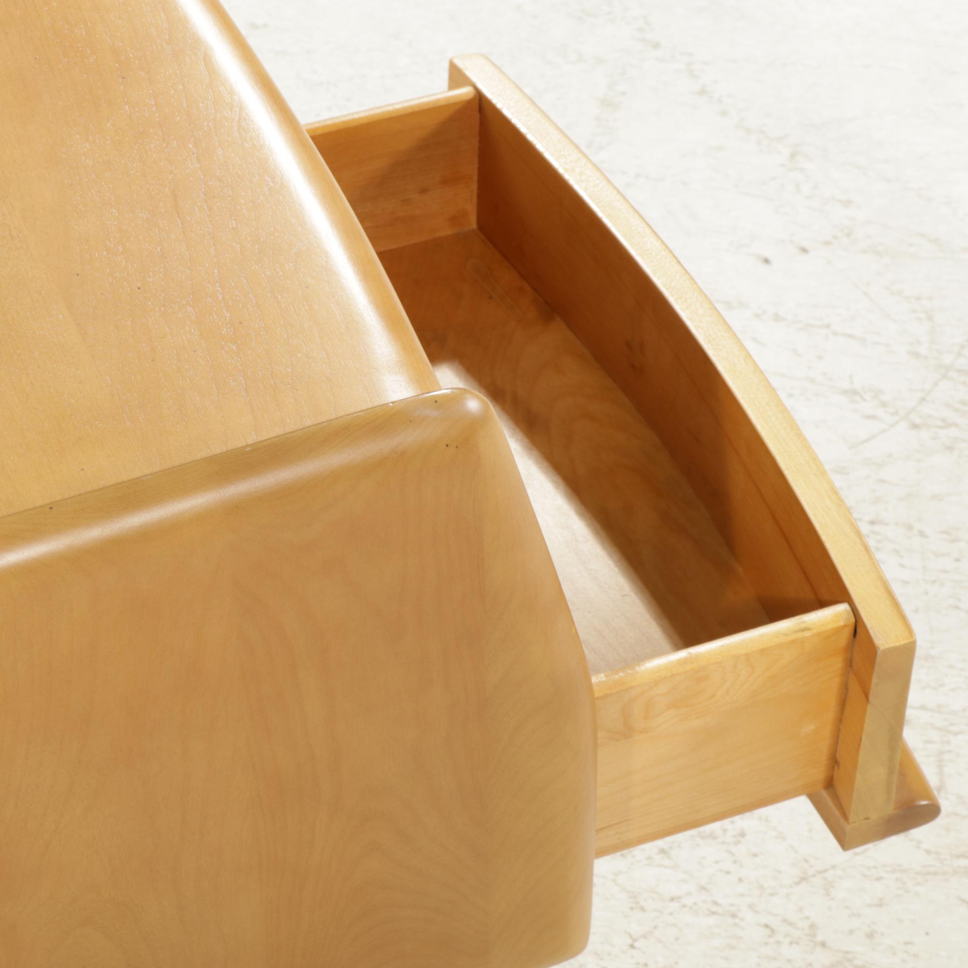 Heywood-Wakefield Mid Century Modern "Sculptura" Nightstand