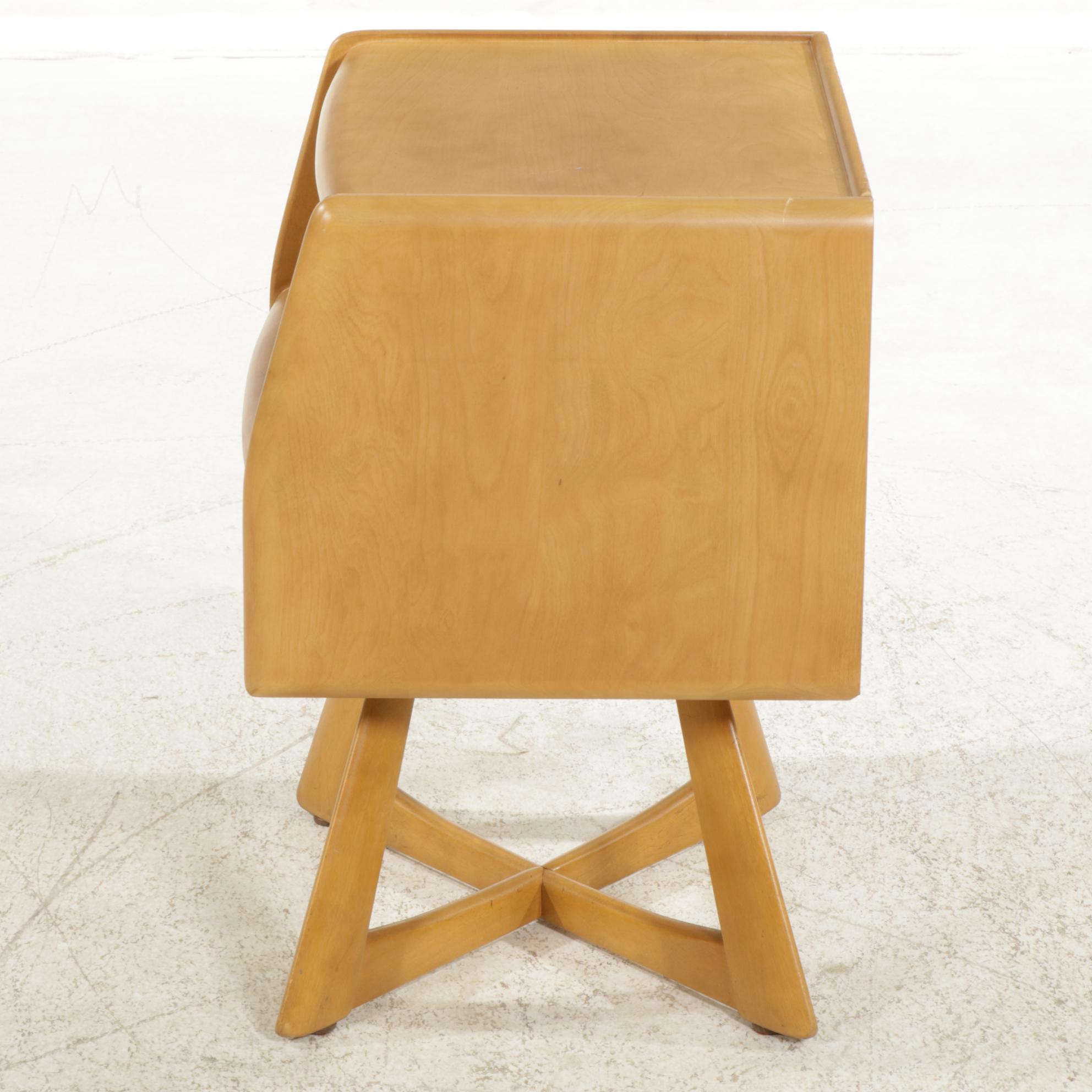 Heywood-Wakefield Mid Century Modern "Sculptura" Nightstand