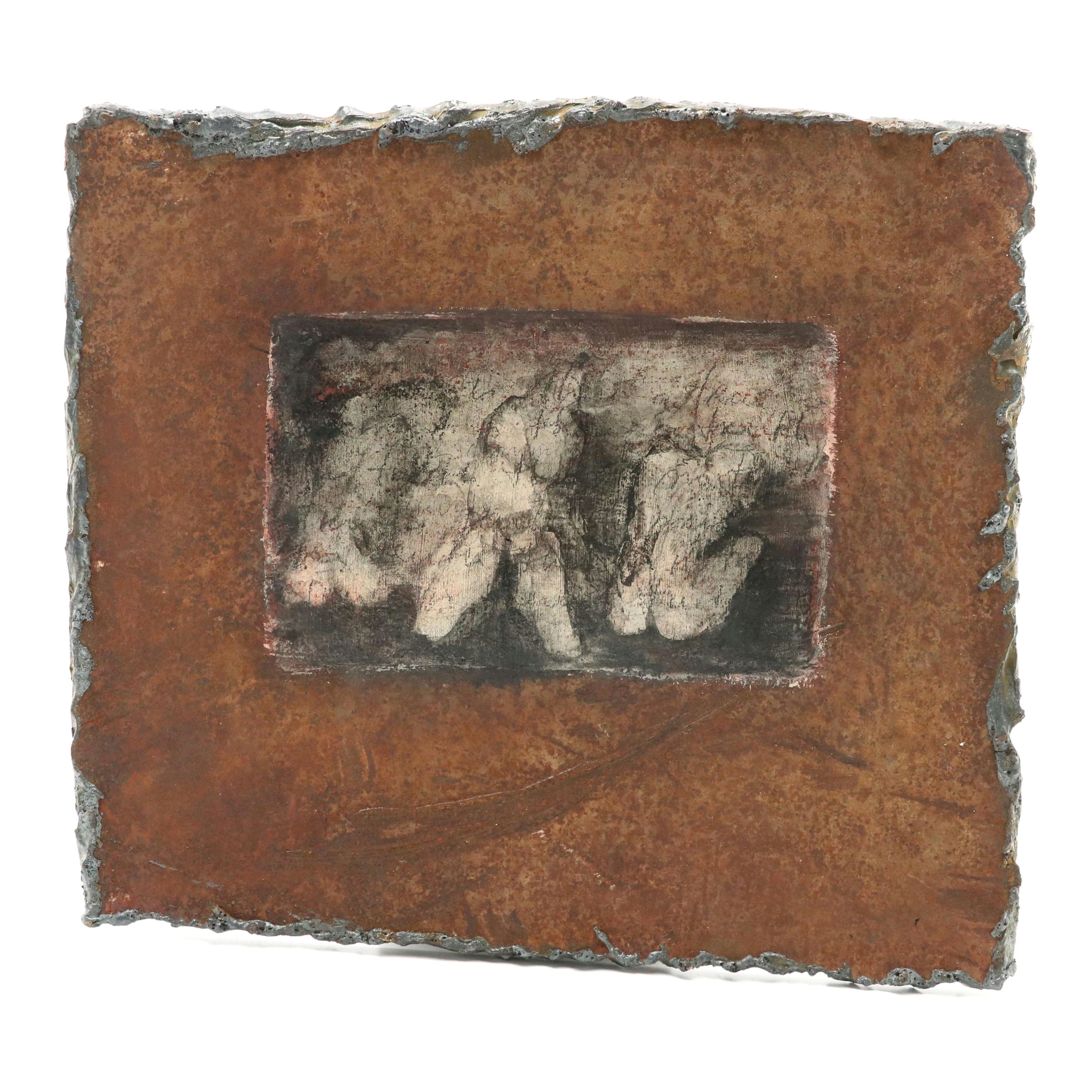 Yvonne van Eijden Metal Image Transfer "A Quiet Memory 2," 2007