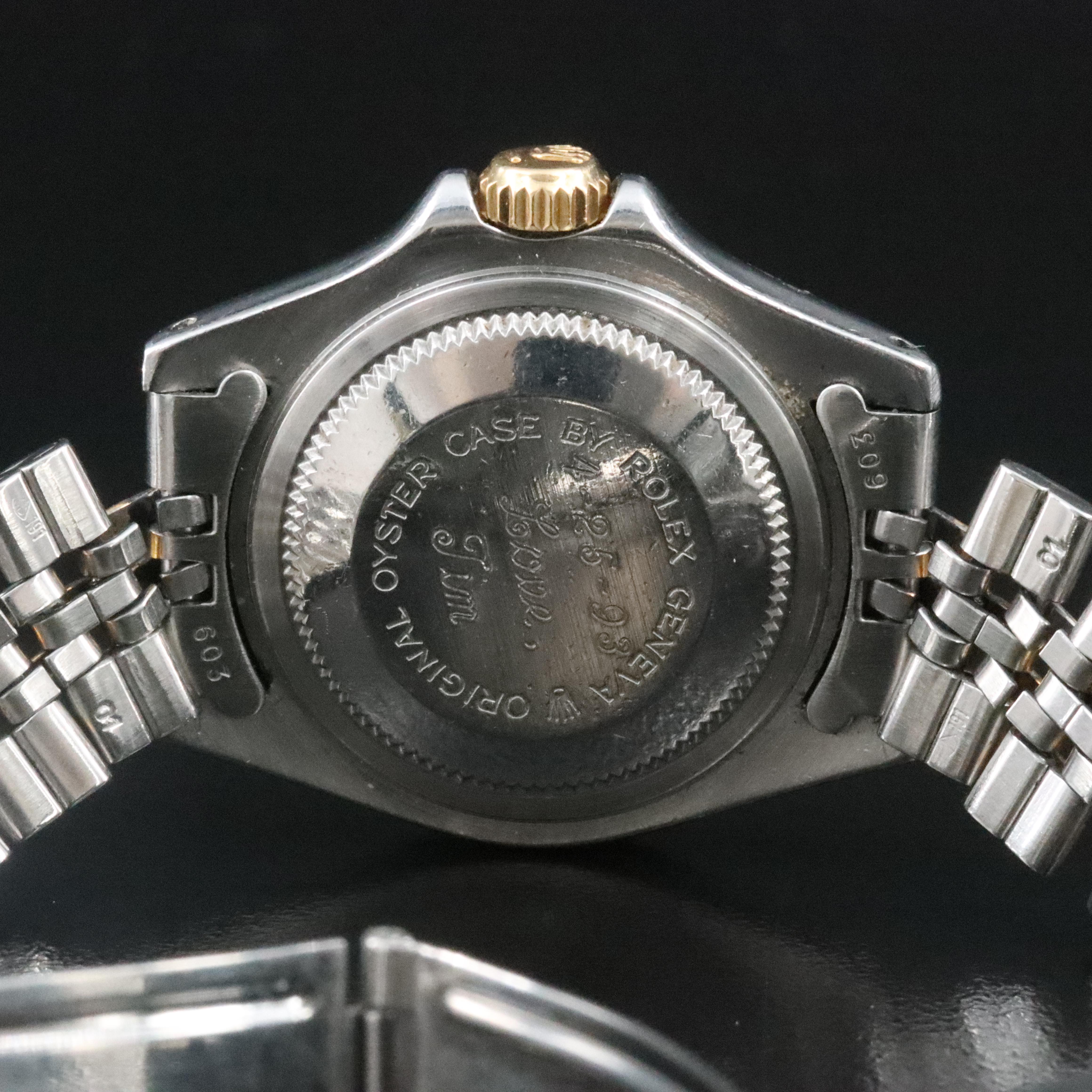 Tudor Princess Oysterdate Lady-Sub 96093 Two-Tone Steel Automatic Watch