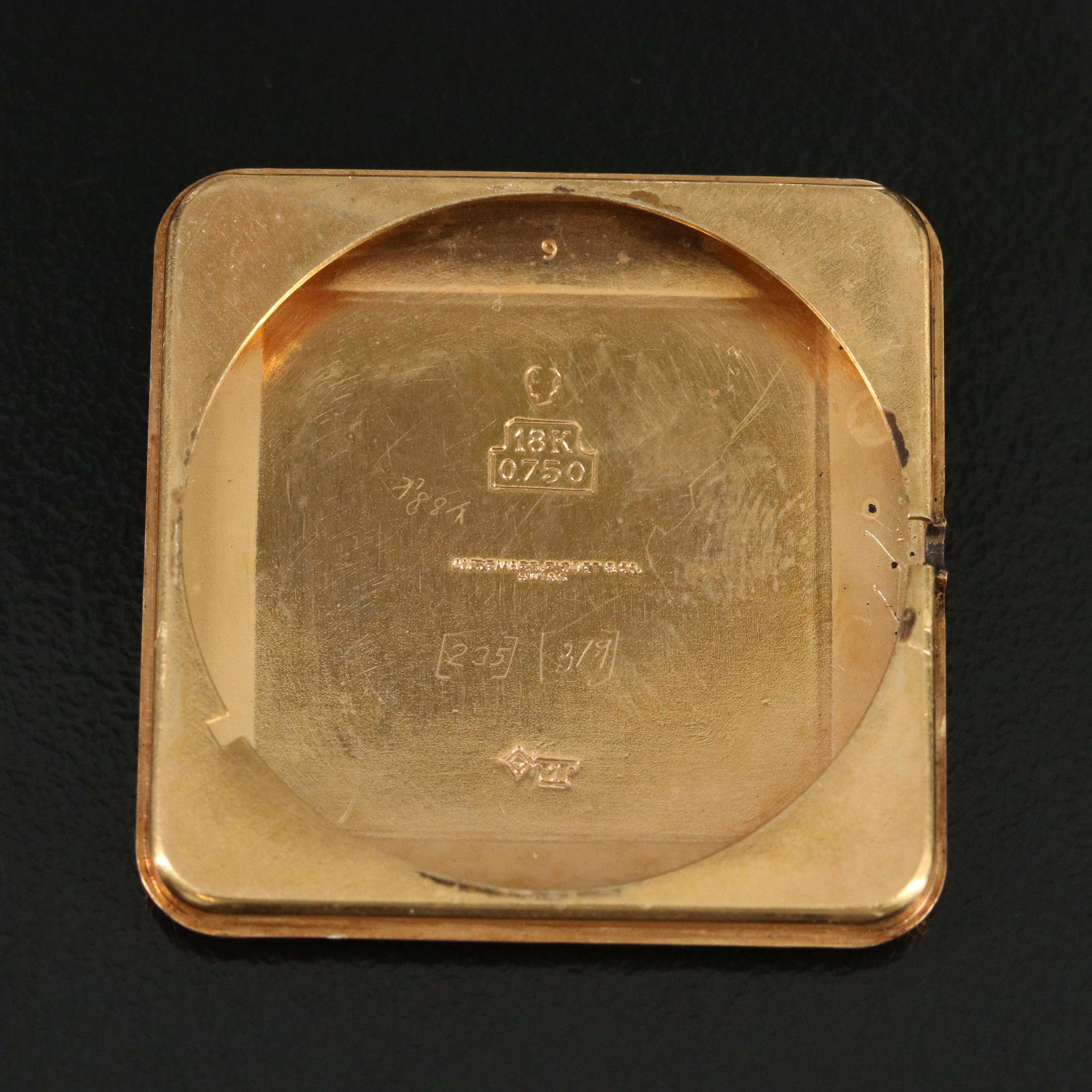 Audemars Piguet 18K Gold 36mm Square Dress Watch - Valjoux VZS Movement