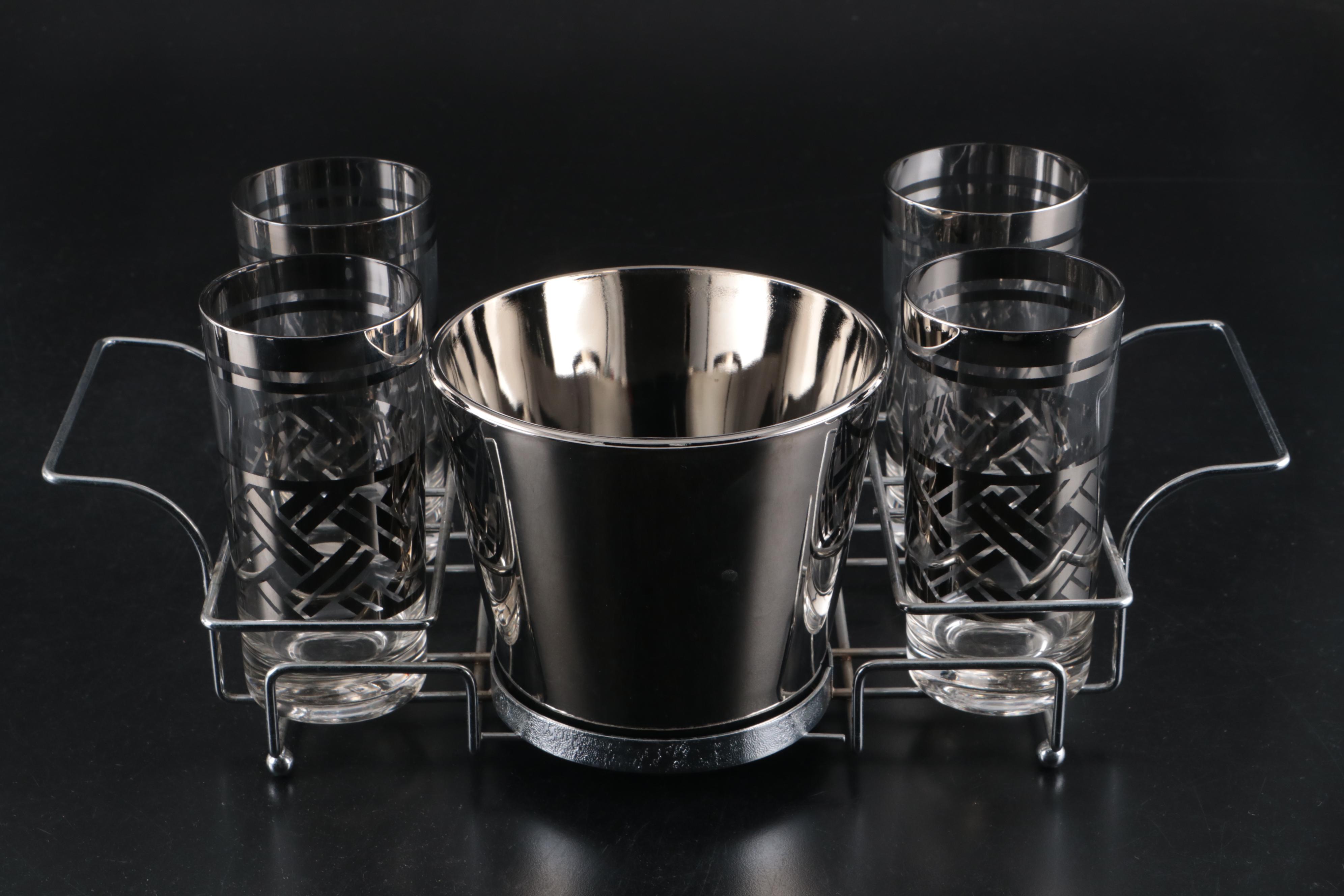 Tramontina Stainless Steel Chafing Dish with Glass Highball Glasses and More