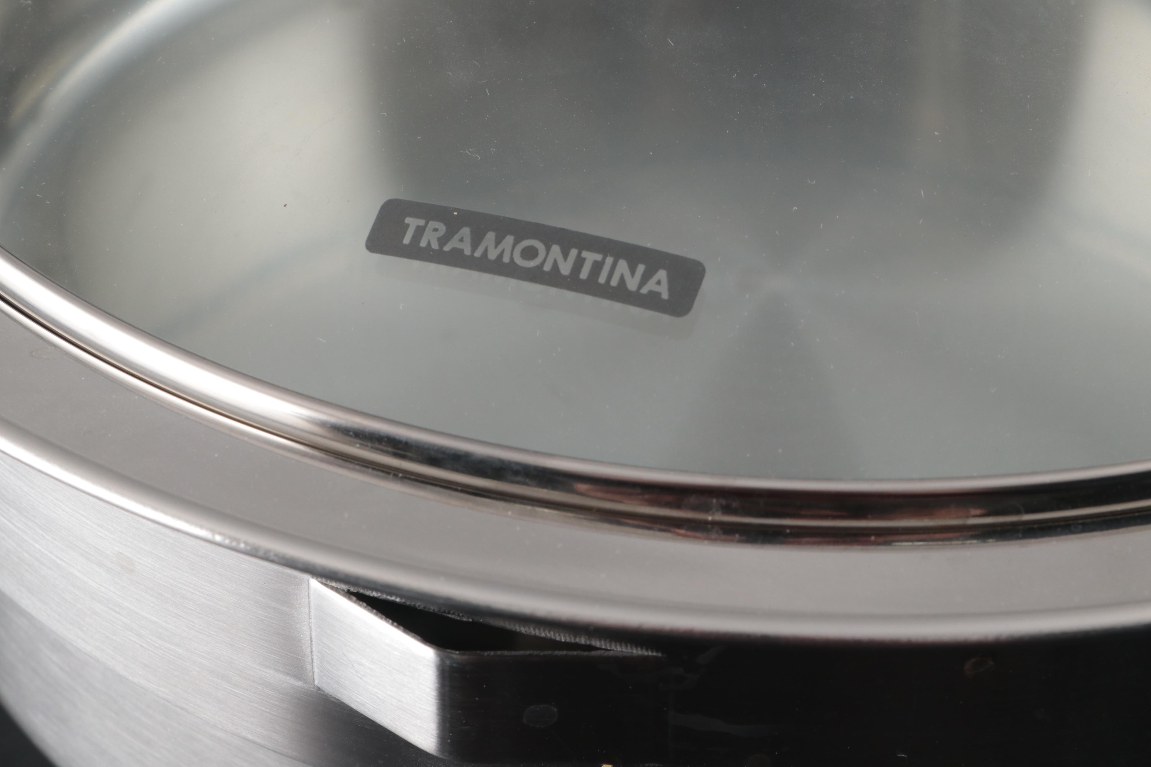 Tramontina Stainless Steel Chafing Dish with Glass Highball Glasses and More