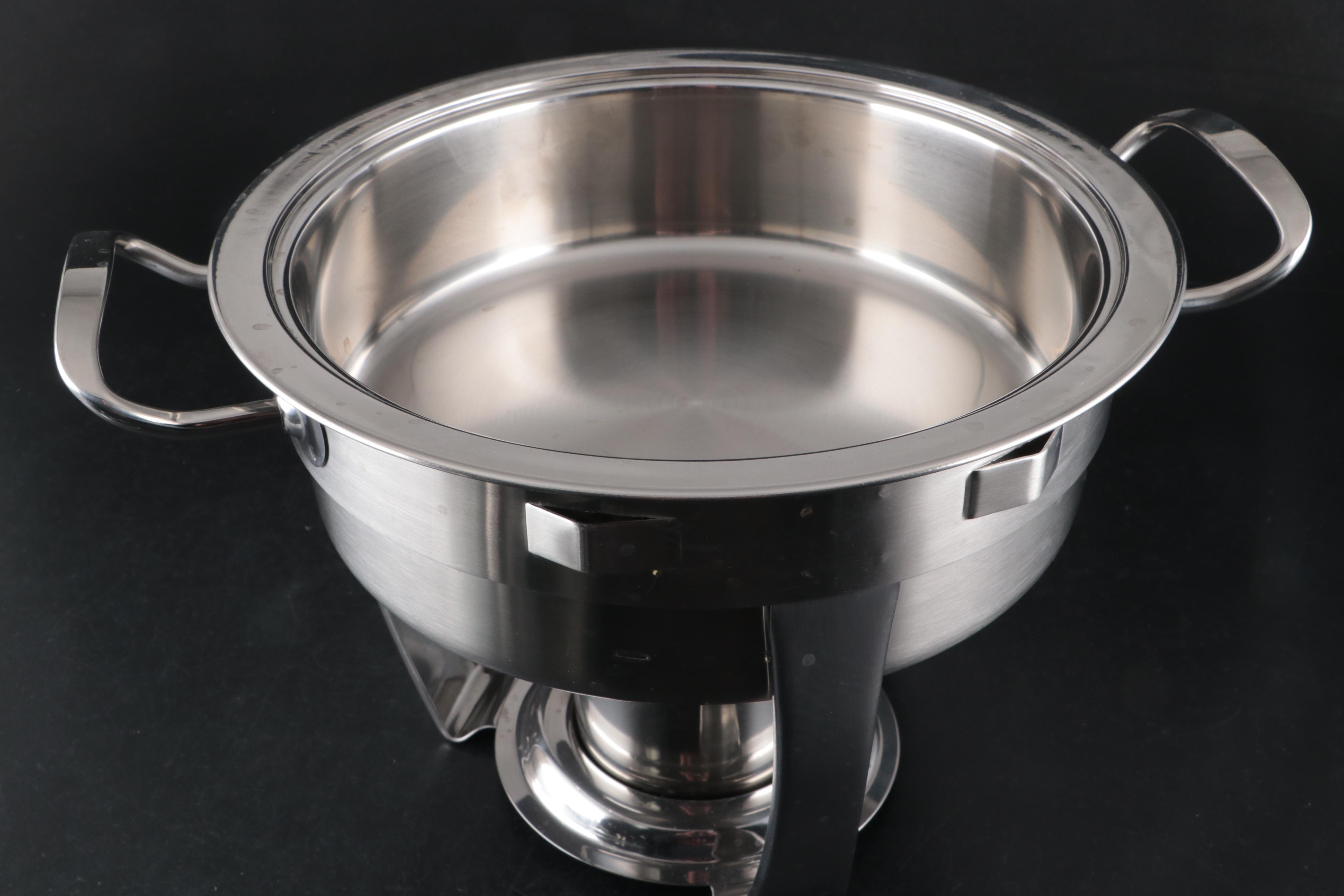 Tramontina Stainless Steel Chafing Dish with Glass Highball Glasses and More