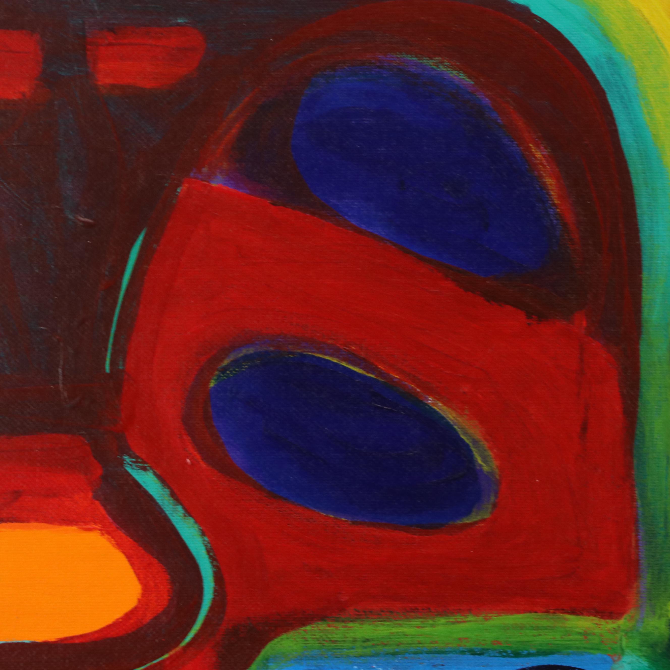 Louise Abrams Abstract Acrylic Painting, 21st Century