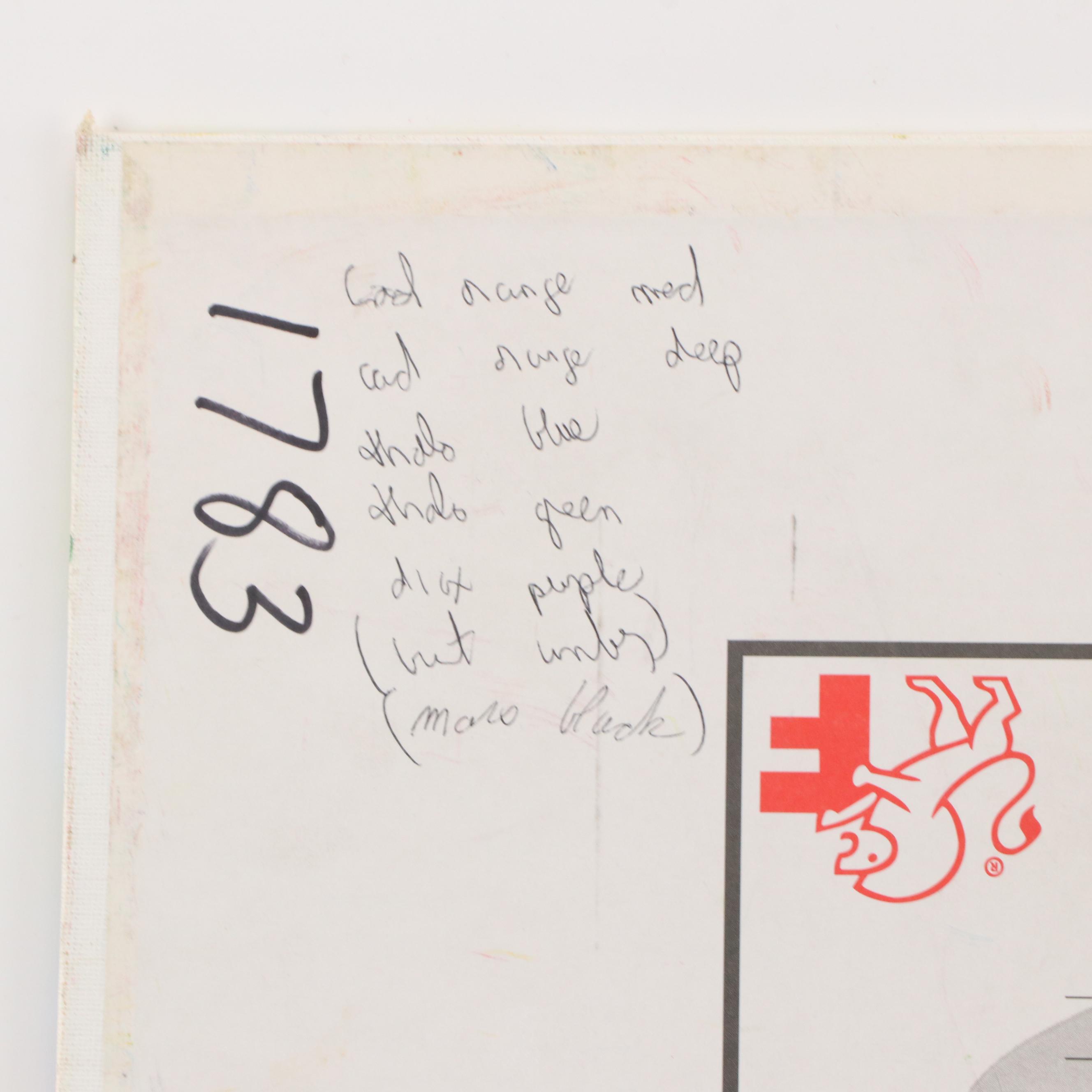 Louise Abrams Abstract Acrylic Painting, 21st Century