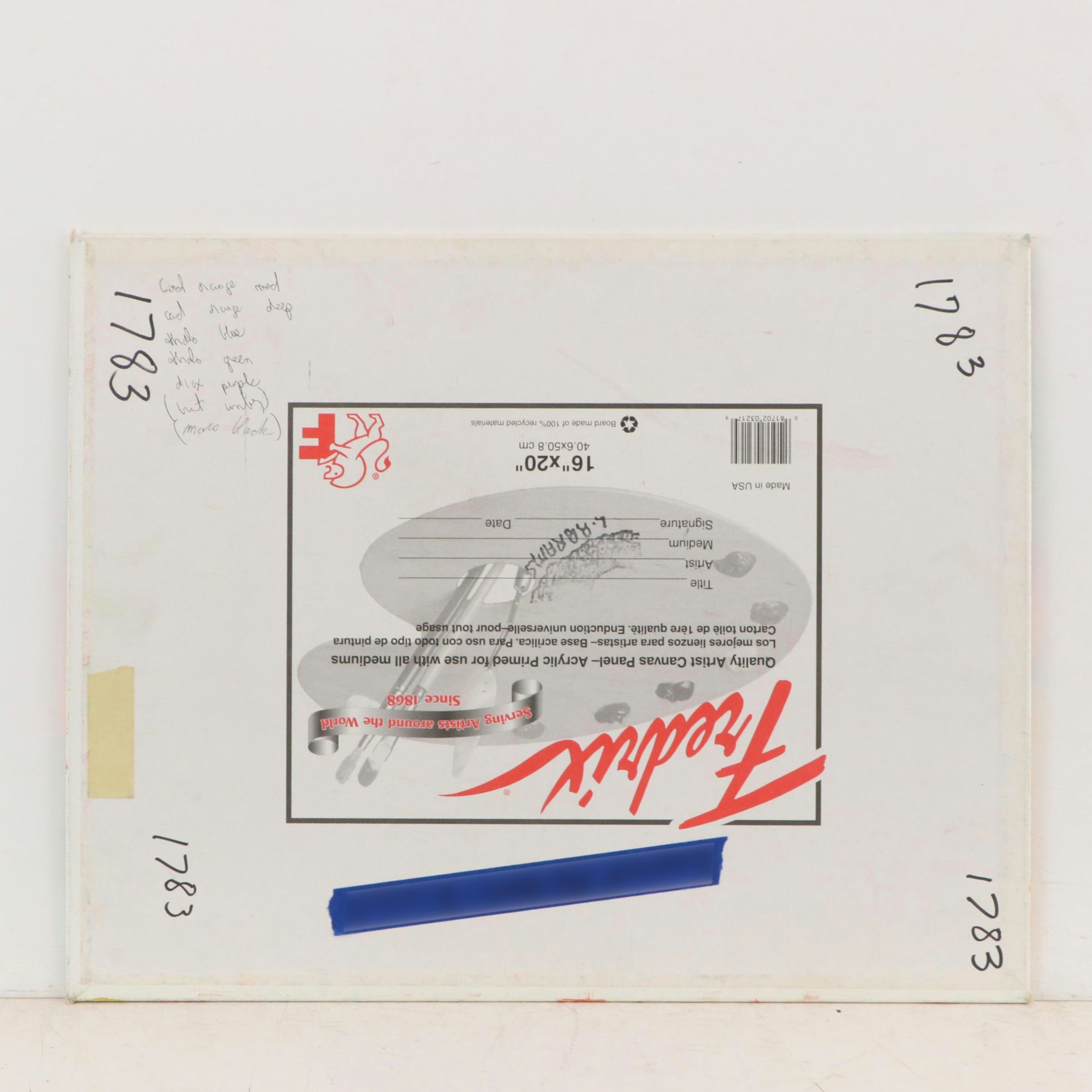 Louise Abrams Abstract Acrylic Painting, 21st Century