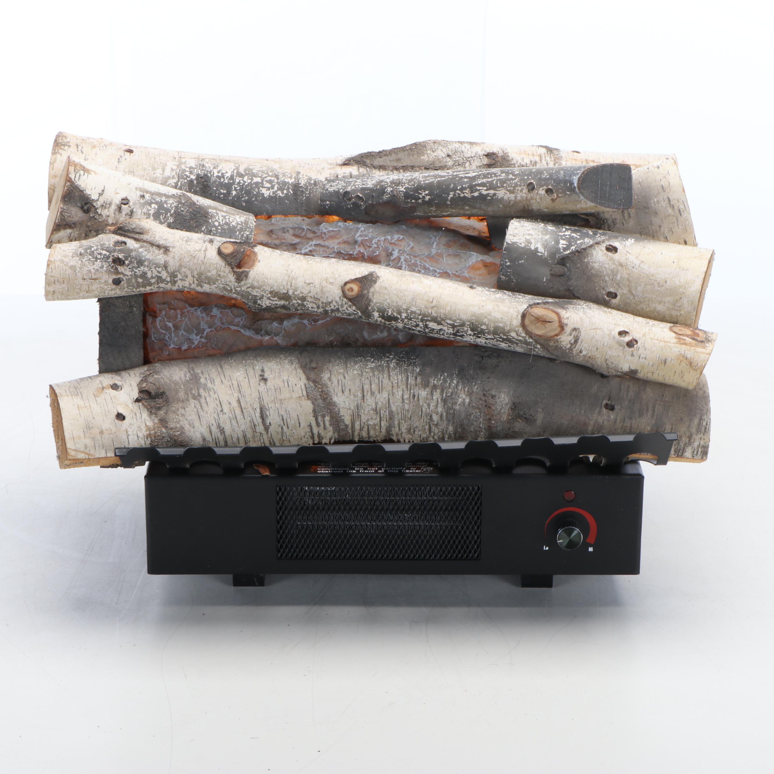 Wood and Plastic Fireplace Insert and Heater